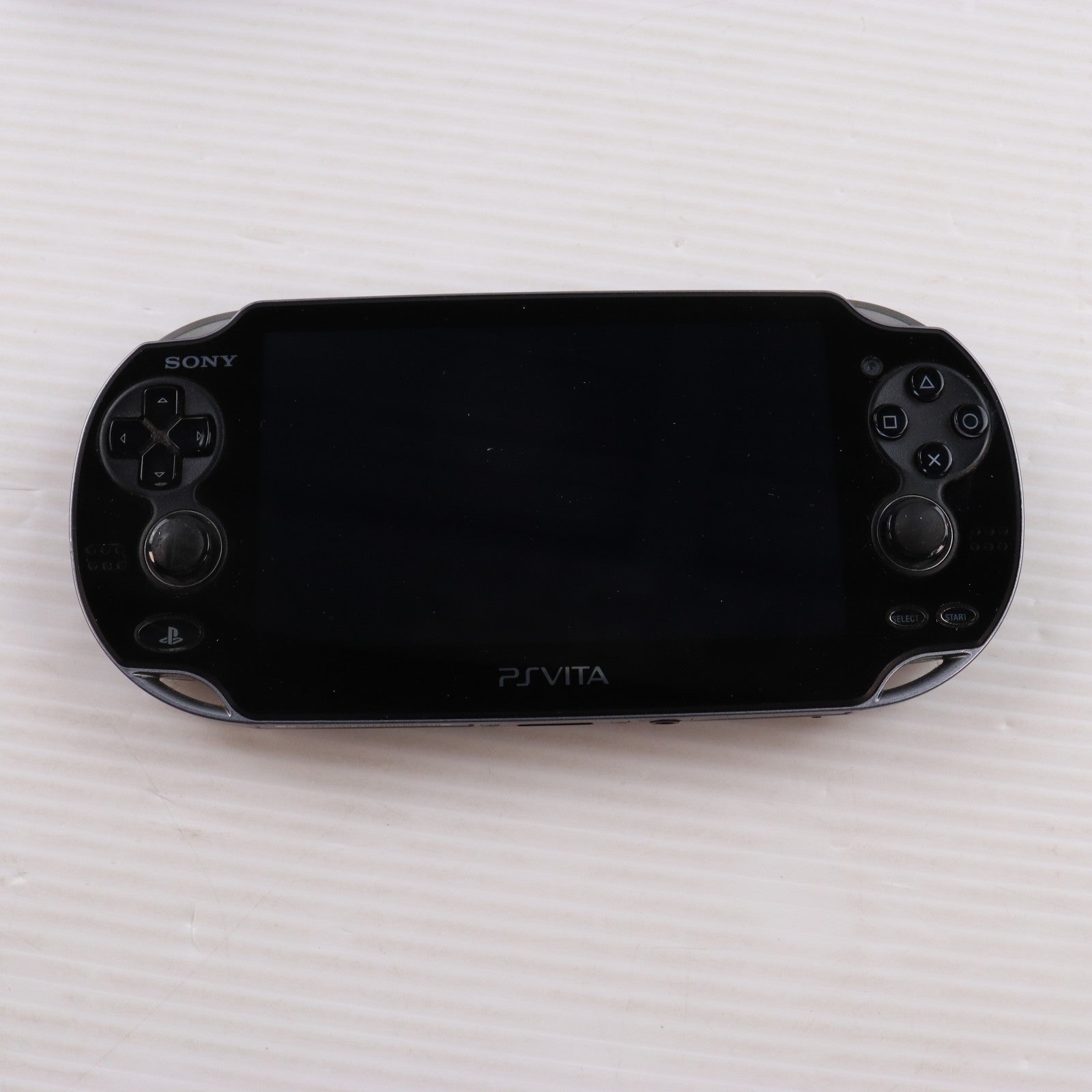 【中古即納】[PSVita] (本体) PlayStation Vita(プレイステーション ヴィータ) Wi-Fiモデル クリスタル・ブラック SCE(PCH-1000ZA01)(20111217)