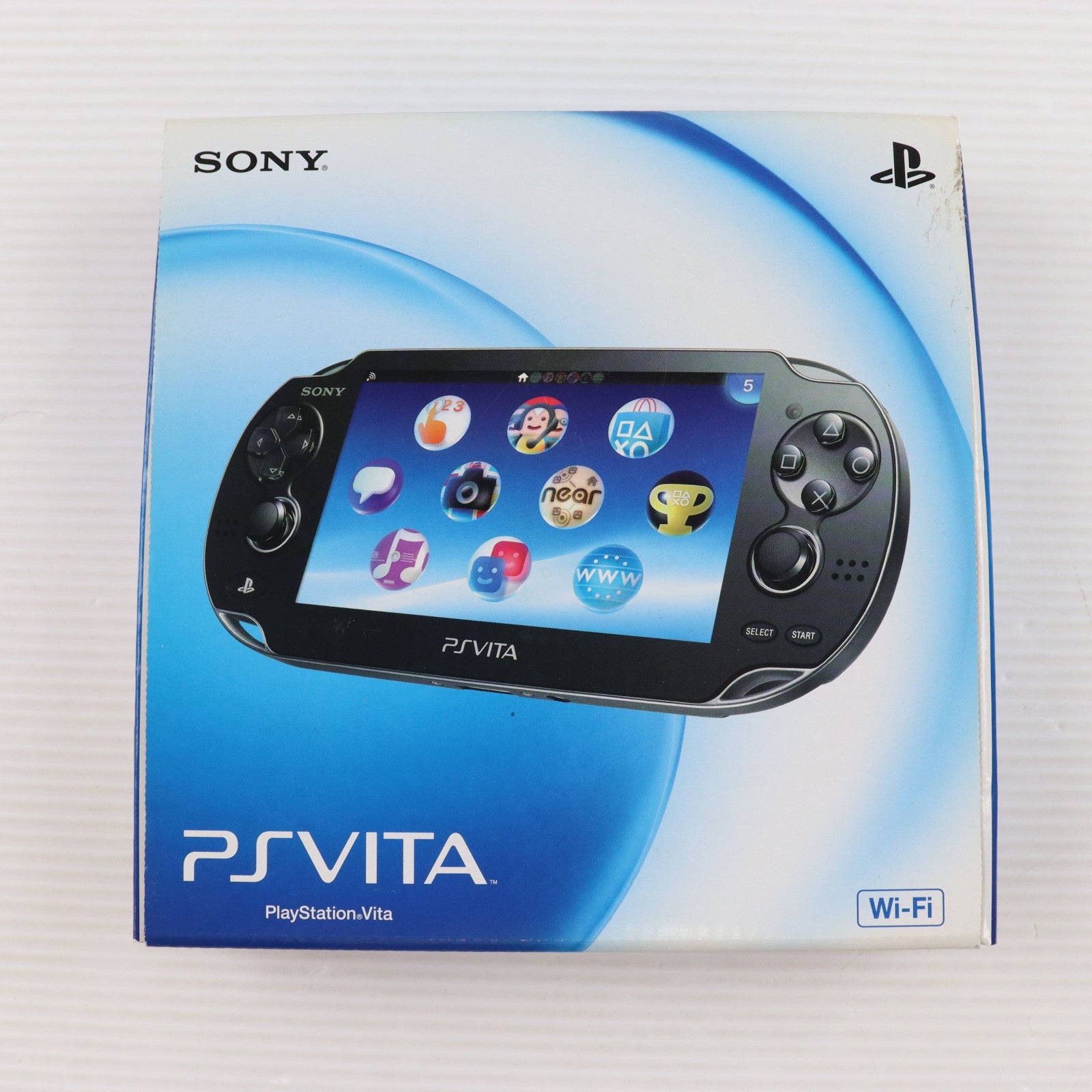 【中古即納】[PSVita] (本体) PlayStation Vita(プレイステーション ヴィータ) Wi-Fiモデル クリスタル・ブラック SCE(PCH-1000ZA01)(20111217)