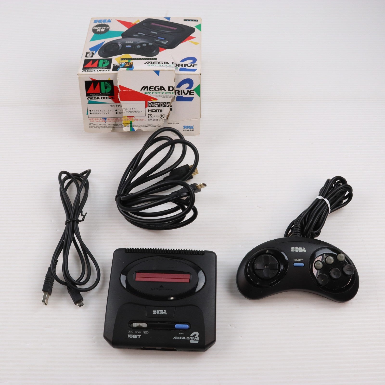 【中古即納】[MD] (本体) Mega Drive Mini 2(メガドライブミニ2) セガ(HAA-2524)(20221027)