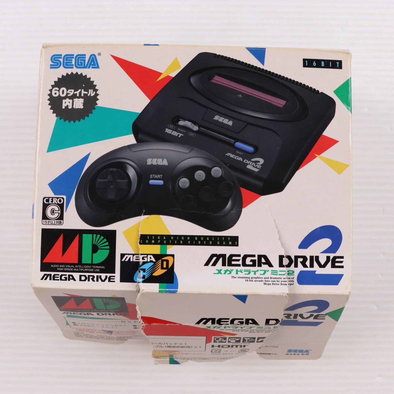 【中古即納】[MD] (本体) Mega Drive Mini 2(メガドライブミニ2) セガ(HAA-2524)(20221027)