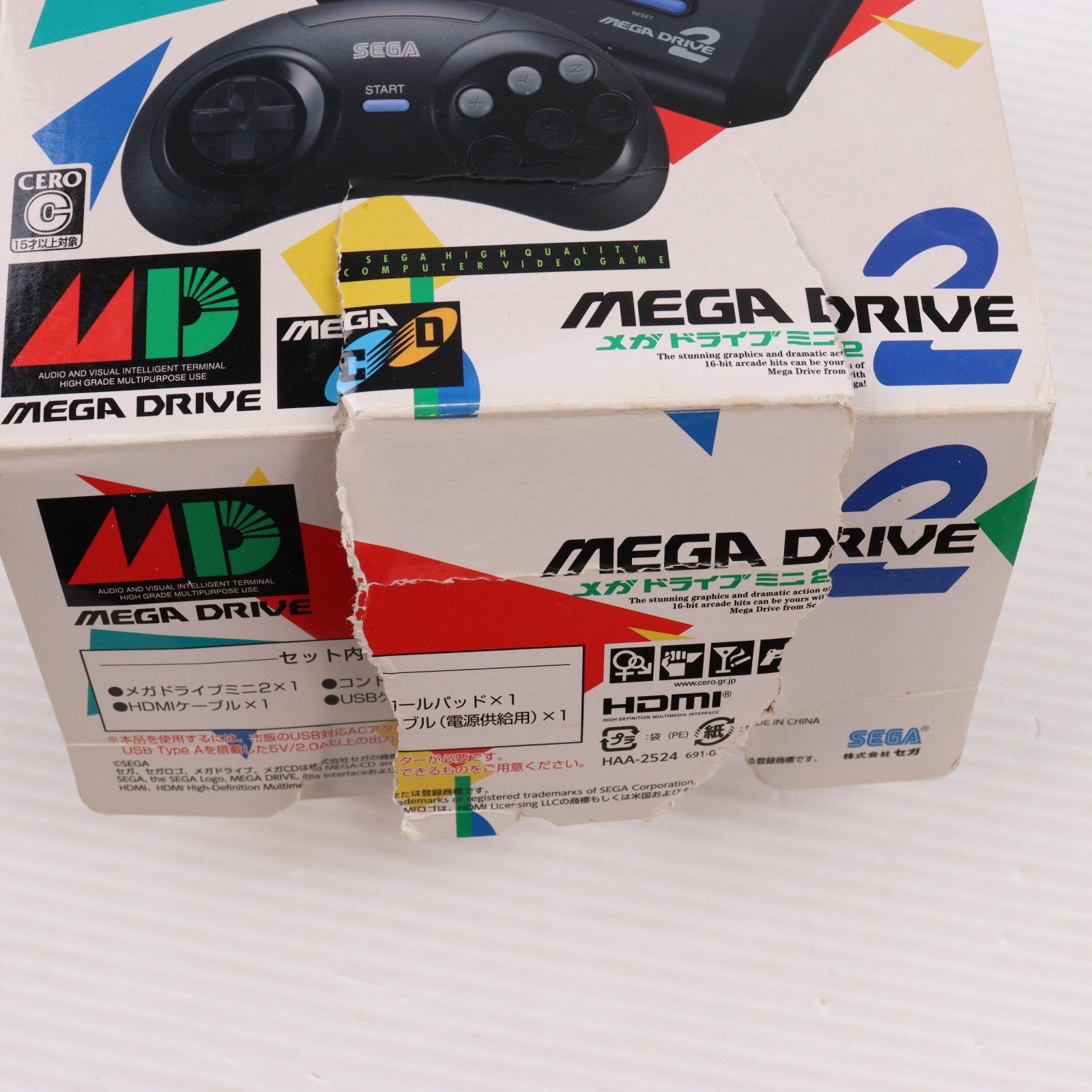 【中古即納】[MD] (本体) Mega Drive Mini 2(メガドライブミニ2) セガ(HAA-2524)(20221027)