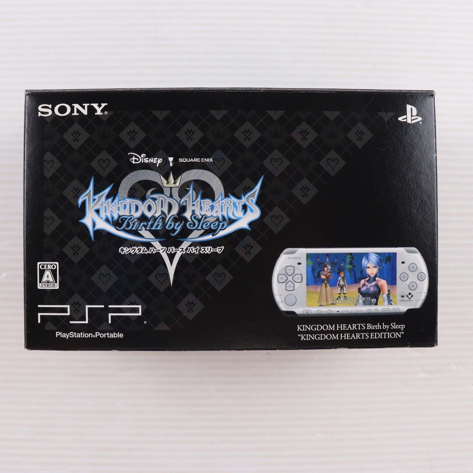 【中古即納】[PSP] (本体) PlayStation Portable(プレイステーション・ポータブル) KINGDOM HEARTS Birth by Sleep KINGDOM HEARTS EDITION(キングダム ハーツ バース バイ スリープ キングダム ハーツ エディション) 本体(PSP-3000XUS)同梱版 SCE(PSPJ-30012)(20100109)