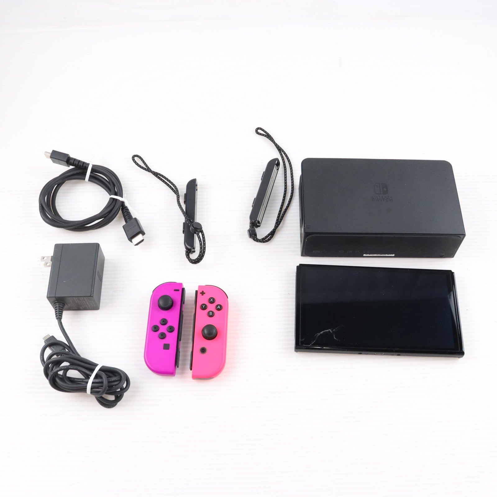 【中古即納】[Switch] (本体) Nintendo Switch(ニンテンドースイッチ) 有機ELモデル Joy-Con(L) ネオンブルー/R ネオンレッド 任天堂(HEG-S-KABAA)(20211008)