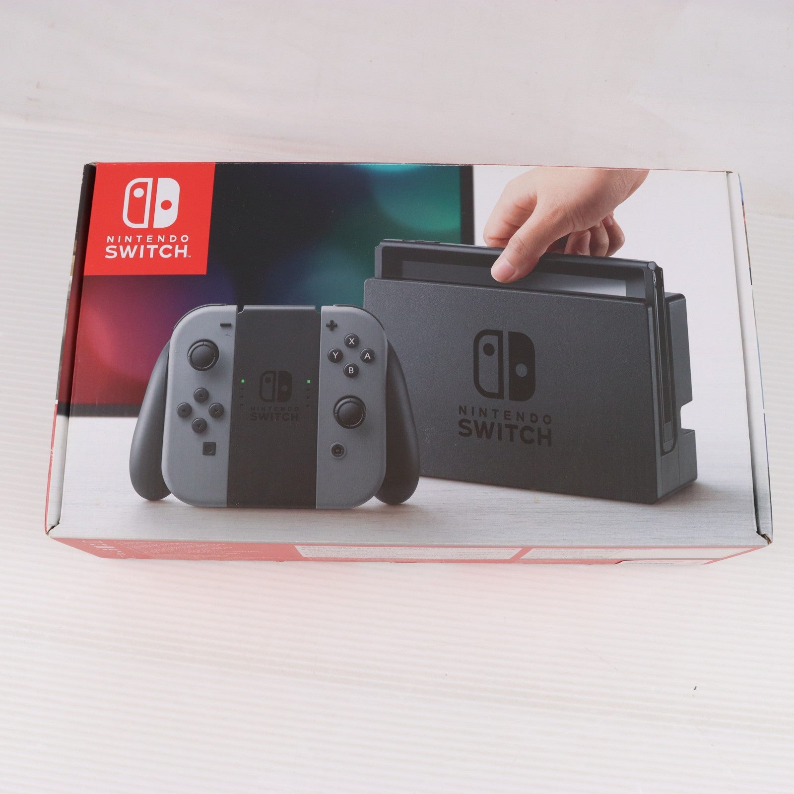 【中古即納】[Switch] (本体) Nintendo Switch(ニンテンドースイッチ) Joy-Con(L)/R グレー 任天堂(HAC-S-KAAAA)(20170303)