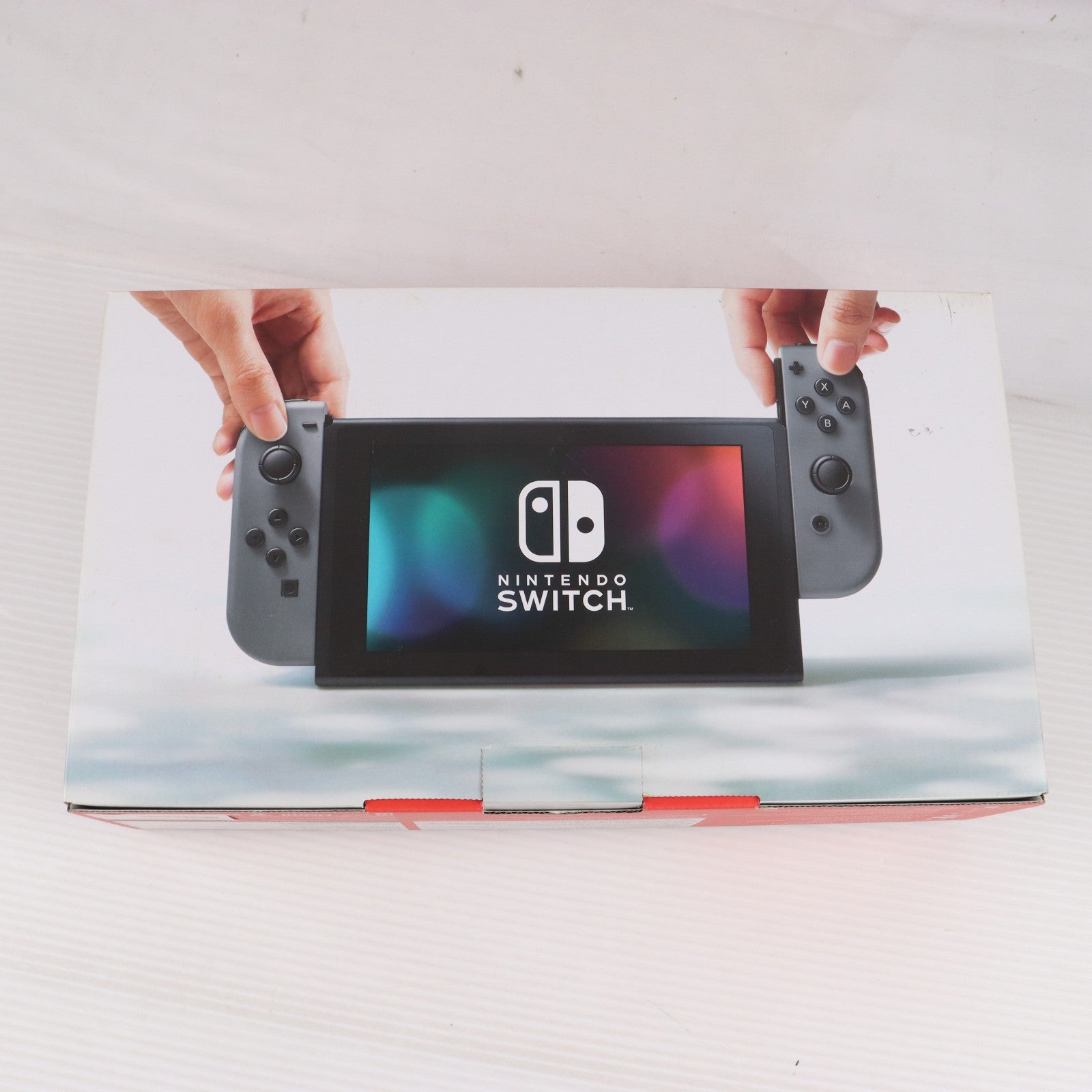【中古即納】[Switch] (本体) Nintendo Switch(ニンテンドースイッチ) Joy-Con(L)/R グレー 任天堂(HAC-S-KAAAA)(20170303)