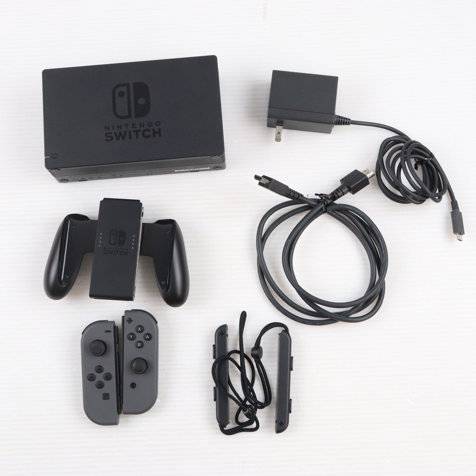 【中古即納】[Switch] (本体) Nintendo Switch(ニンテンドースイッチ) Joy-Con(L)/(R) グレー 任天堂(HAD-S-KAAAH)(20230412)