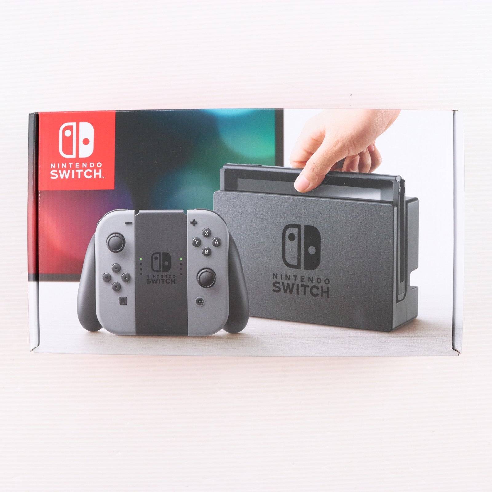 【中古即納】[Switch] (本体) Nintendo Switch(ニンテンドースイッチ) Joy-Con(L) ネオンブルー/(R) ネオンレッド 任天堂(HAD-S-KABAA)(20190830)