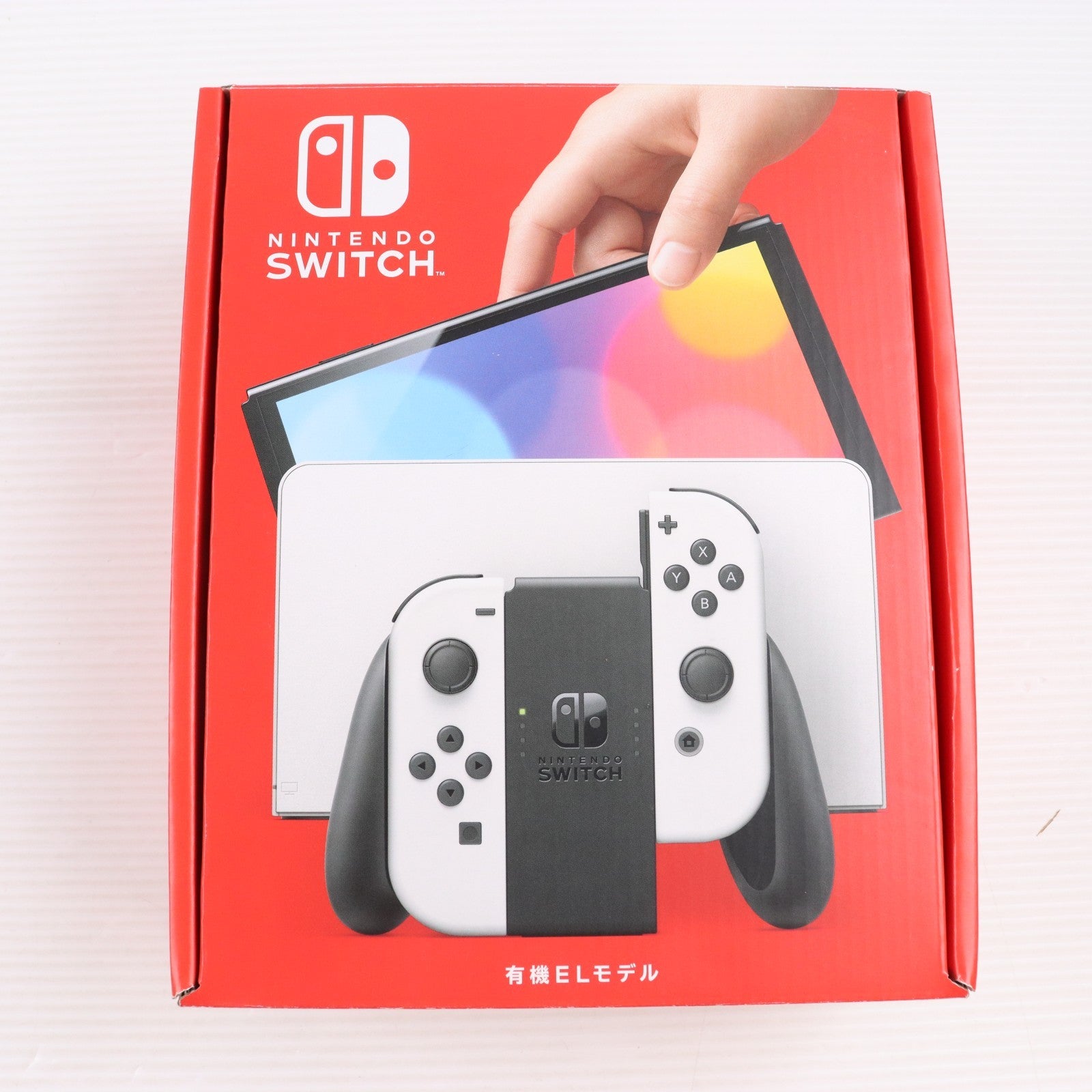 【中古即納】[Switch] (本体) Nintendo Switch(ニンテンドースイッチ) 有機ELモデル Joy-Con(L)/(R) ホワイト 任天堂(HEG-S-KAAAA)(20211008)