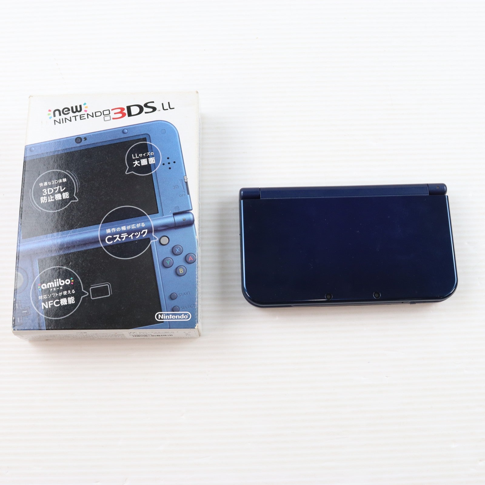 【中古即納】[3DS] (本体) Newニンテンドー3DS LL メタリックブルー 任天堂(RED-S-BAAA)(20141011)