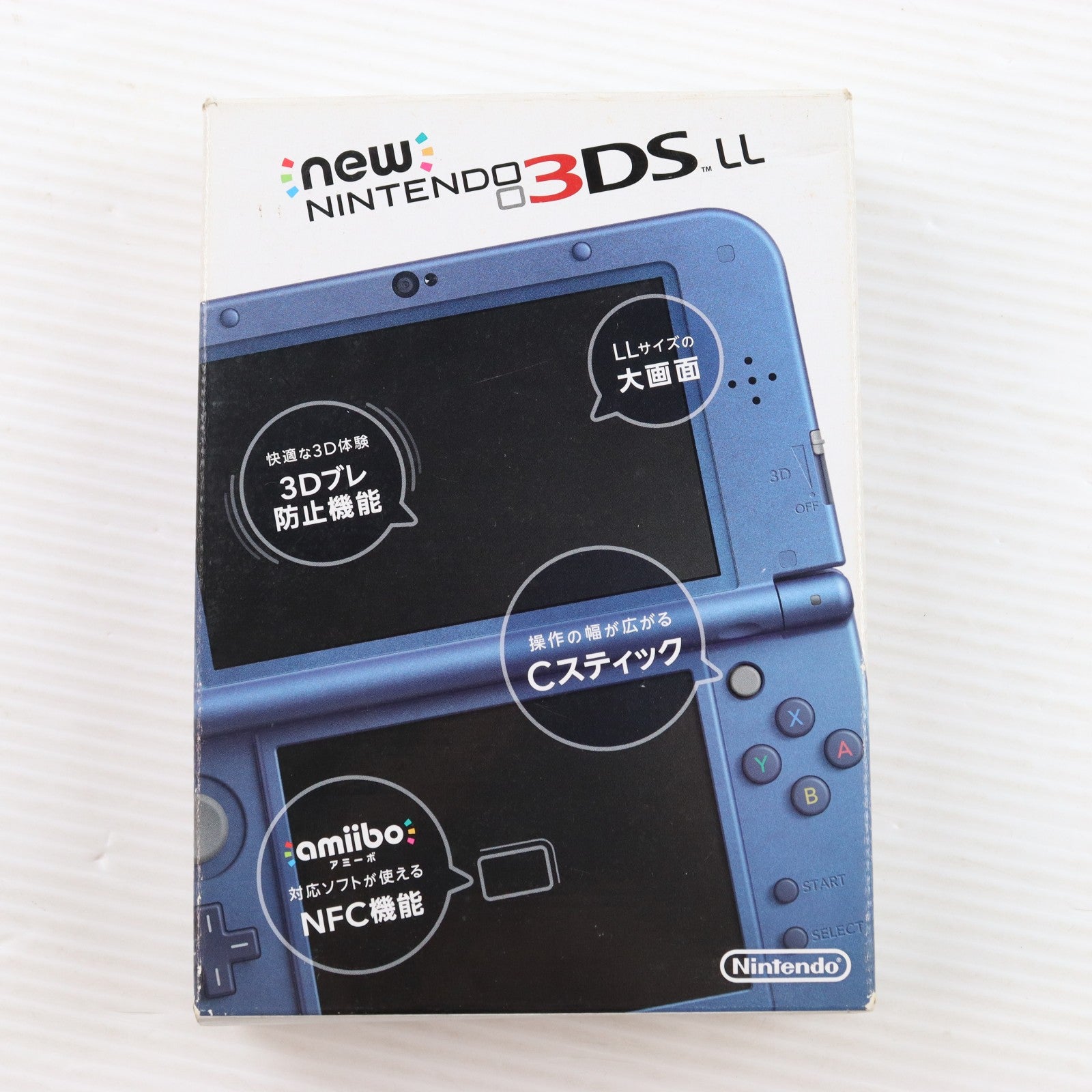 【中古即納】[3DS] (本体) Newニンテンドー3DS LL メタリックブルー 任天堂(RED-S-BAAA)(20141011)