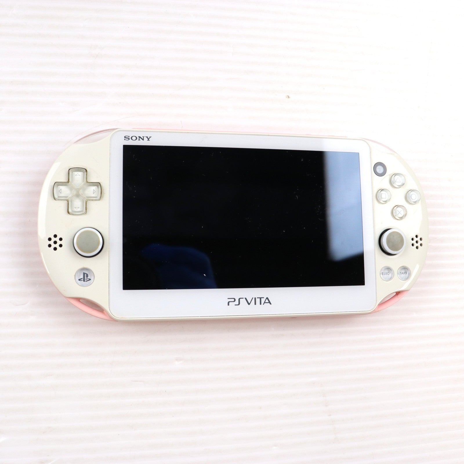 【中古即納】[PSVita] (本体) PlayStation Vita(プレイステーション ヴィータ) Wi-Fiモデル ライトピンク/ホワイト SCE(PCH-2000ZA19)(20141113)