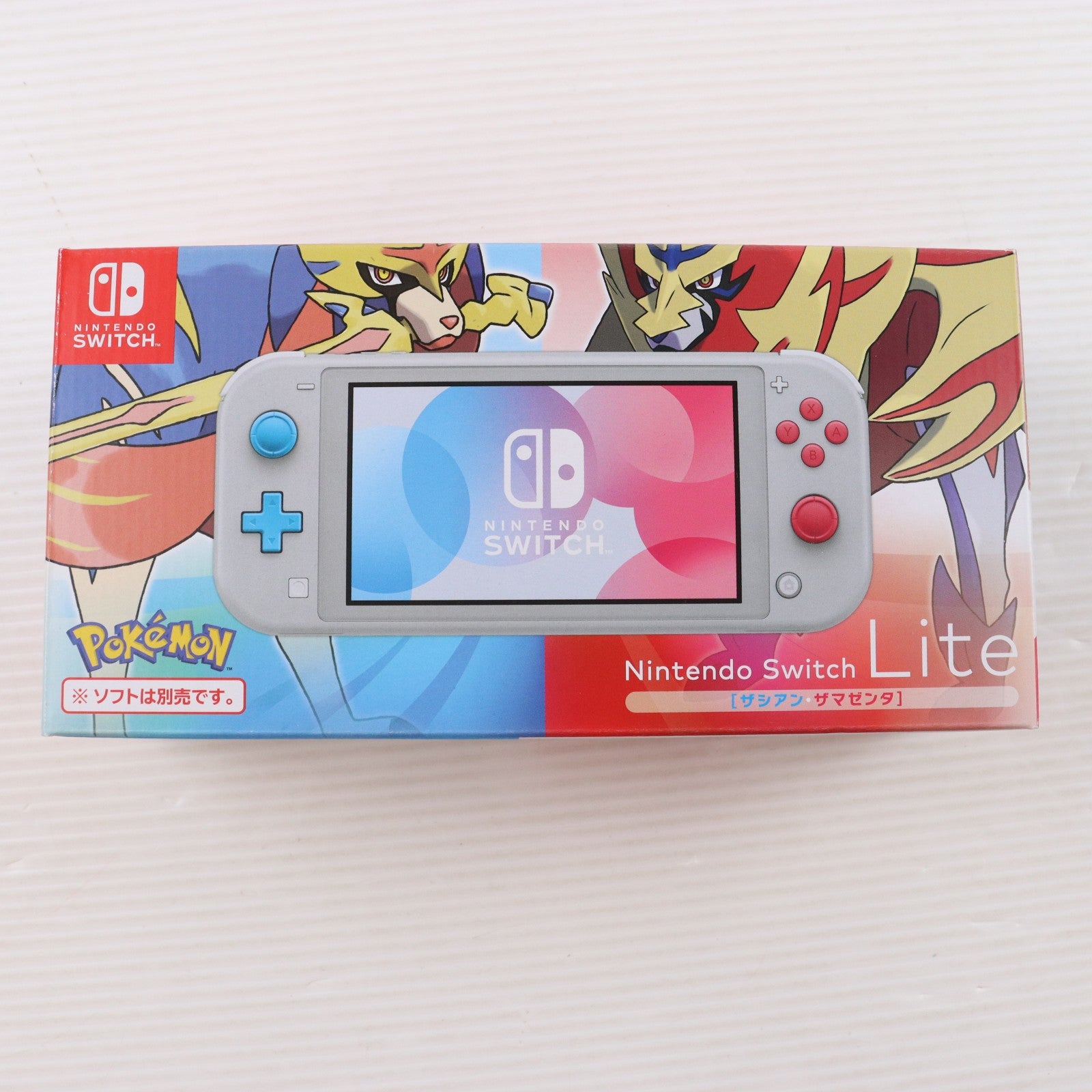 【中古即納】[Switch] (本体) Nintendo Switch Lite(ニンテンドースイッチライト) ザシアン・ザマゼンタ 任天堂(HDH-S-GBZAA)(20191101)