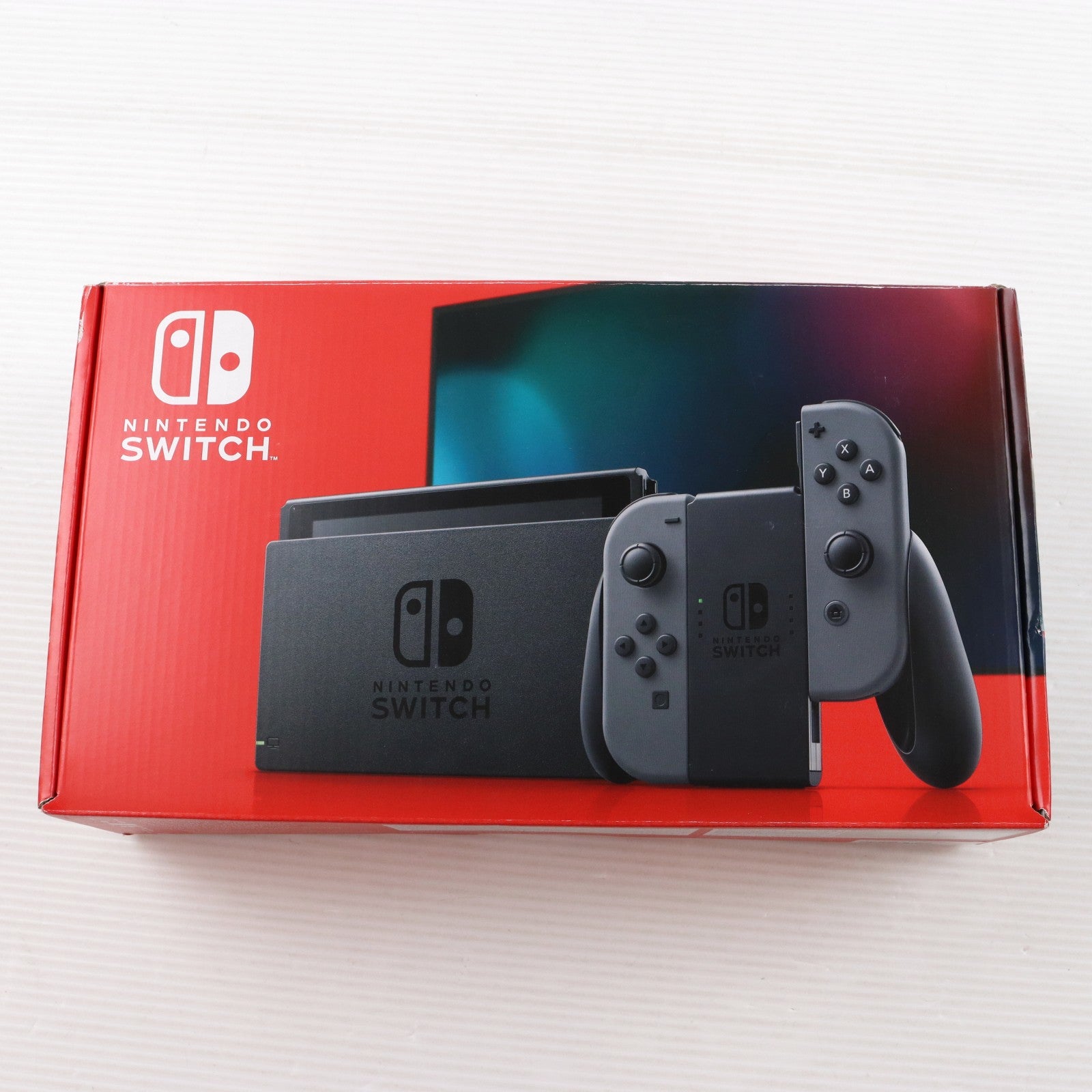 【中古即納】[Switch] (本体) Nintendo Switch(ニンテンドースイッチ) Joy-Con(L)/R グレー 任天堂(HAD-S-KAAAA)(20190830)