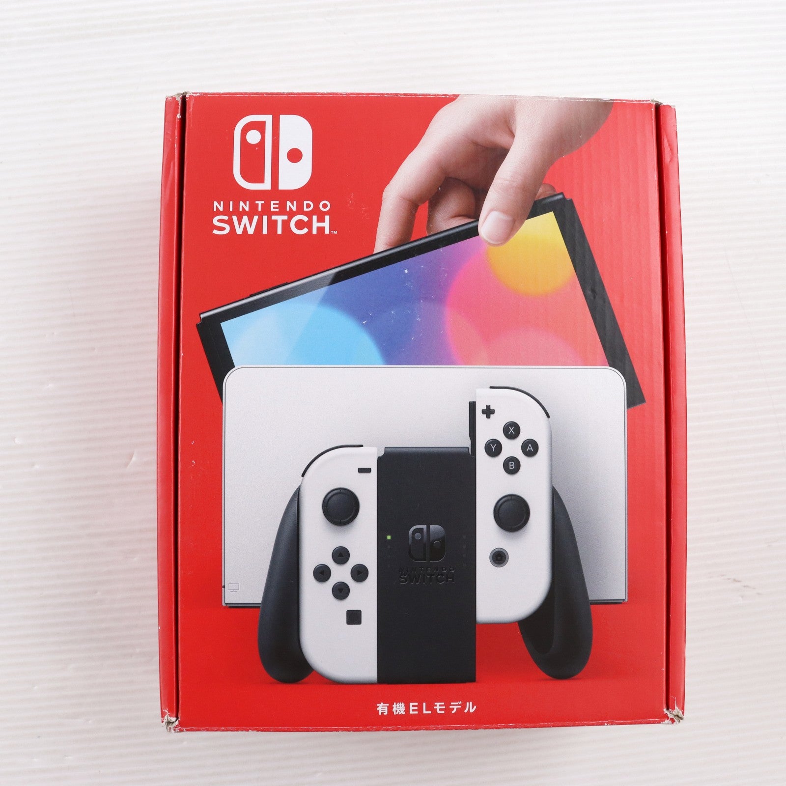 【中古即納】[Switch] (本体) Nintendo Switch(ニンテンドースイッチ) 有機ELモデル Joy-Con(L)/(R) ホワイト 任天堂(HEG-S-KAAAA)(20211008)