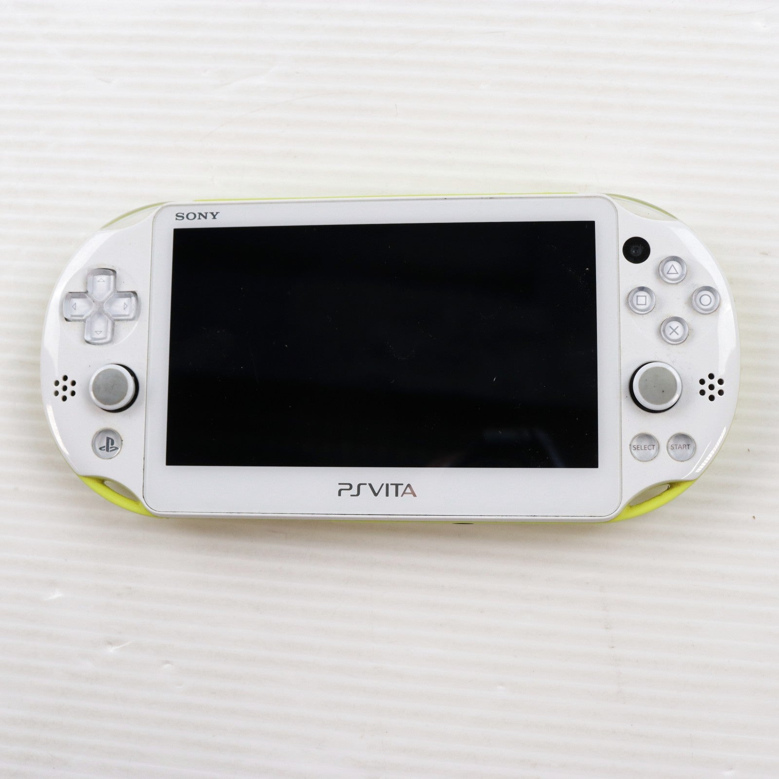 【中古即納】[PSVita] (本体) PlayStation Vita(プレイステーション ヴィータ) Wi-Fiモデル ライムグリーン/ホワイト SCE(PCH-2000ZA13)(20131010)