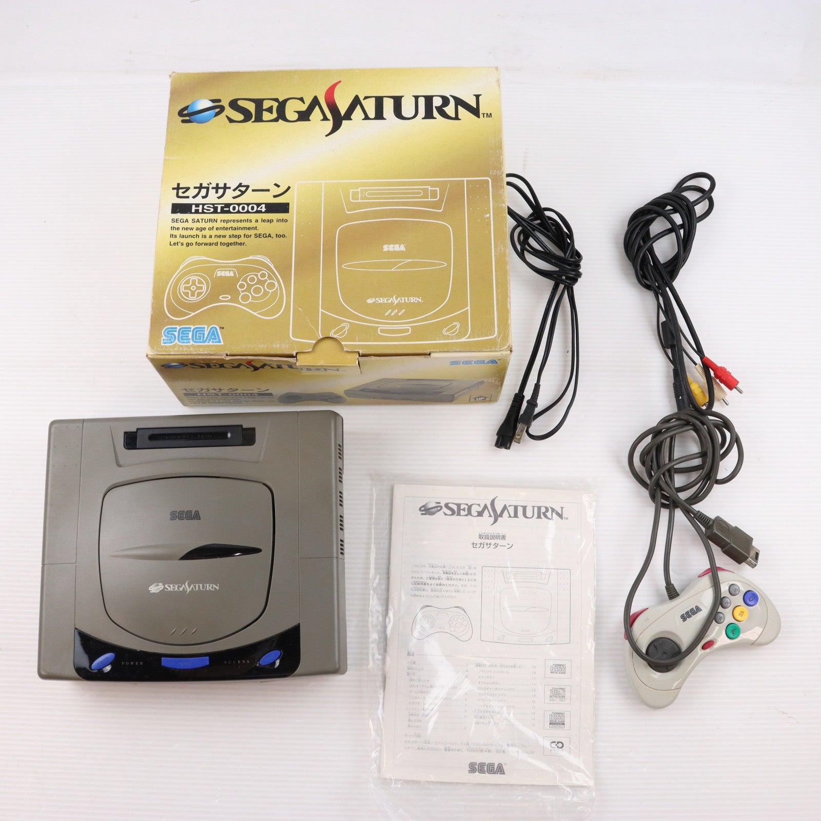 【中古即納】[SS] (本体) セガサターン グレー セガ(HST-0004)(19950704)