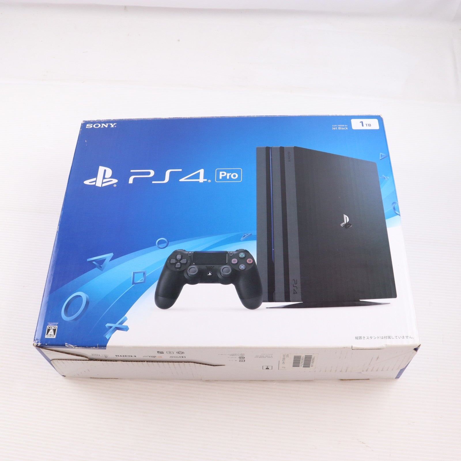 【中古即納】[PS4] (本体) PlayStation 4 Pro(プレイステーション4 プロ) ジェット・ブラック 1TB SIE(CUH-7000BB01)(20161110)