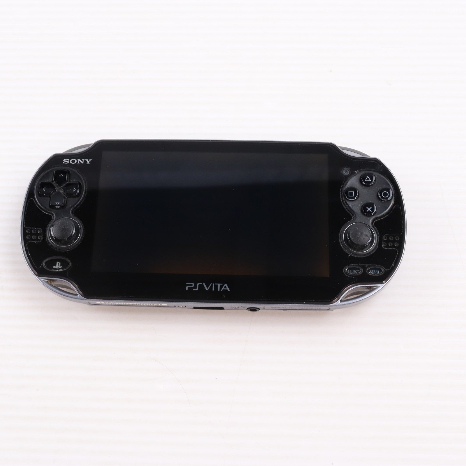 【中古即納】[PSVita] (本体) PlayStation Vita(プレイステーション ヴィータ) 3G/Wi-Fiモデル クリスタル・ブラック(初回限定版) SCE(PCH-1100AA01)(20111217)