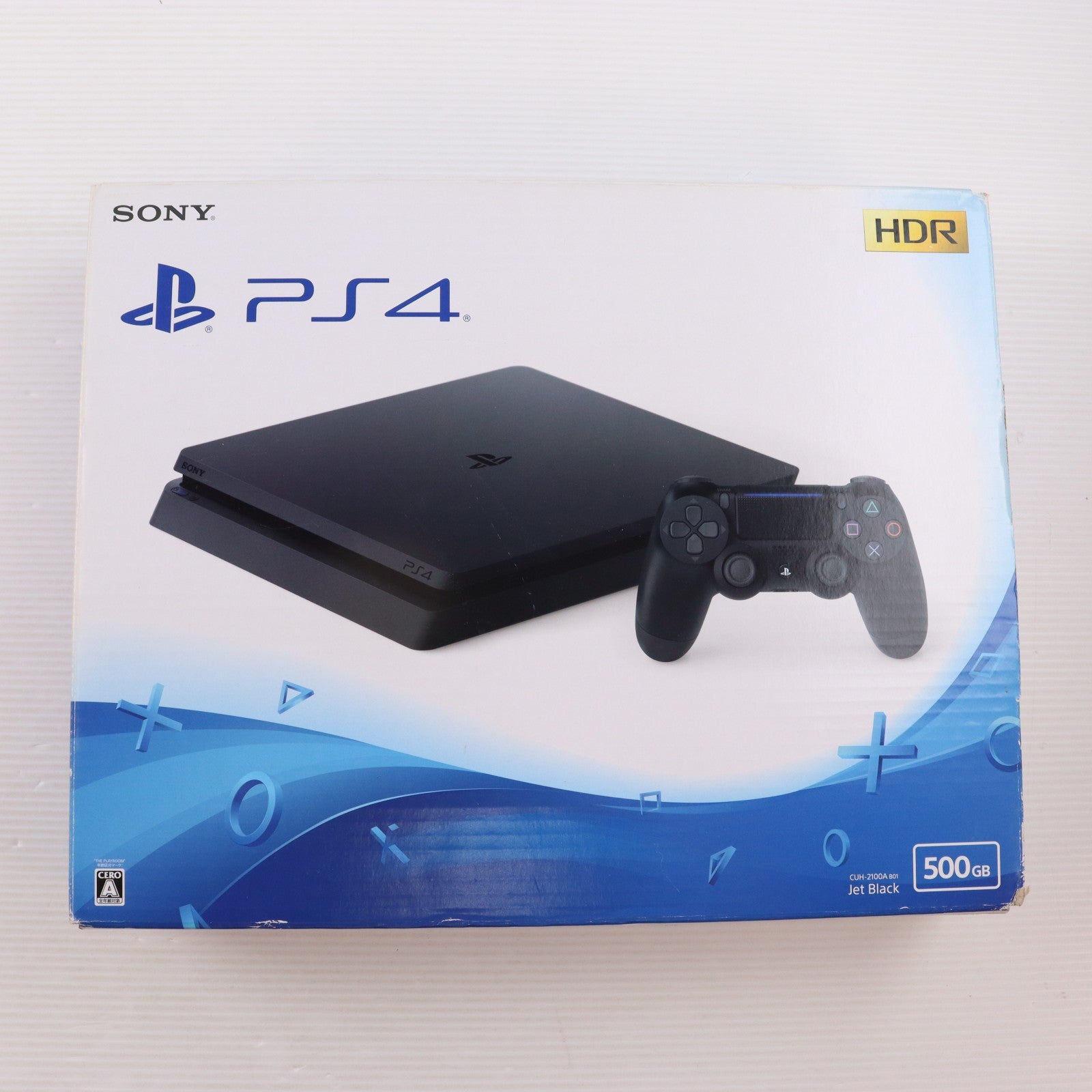 【中古即納】[PS4] (本体) PlayStation 4(プレイステーション4) ジェット・ブラック HDD500GB SIE(CUH-2100AB01)(20170724)
