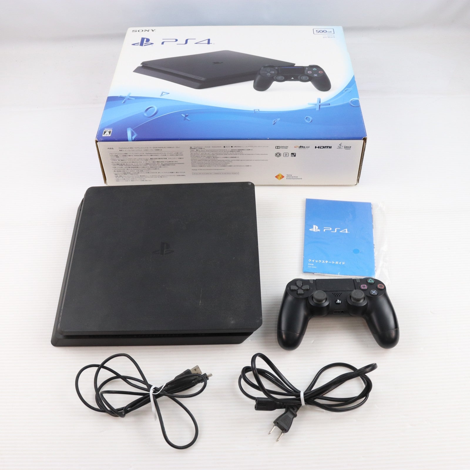 【中古即納】[PS4] (本体) PlayStation 4(プレイステーション4) ジェット・ブラック HDD500GB SIE(CUH-2000AB01)(20160915)