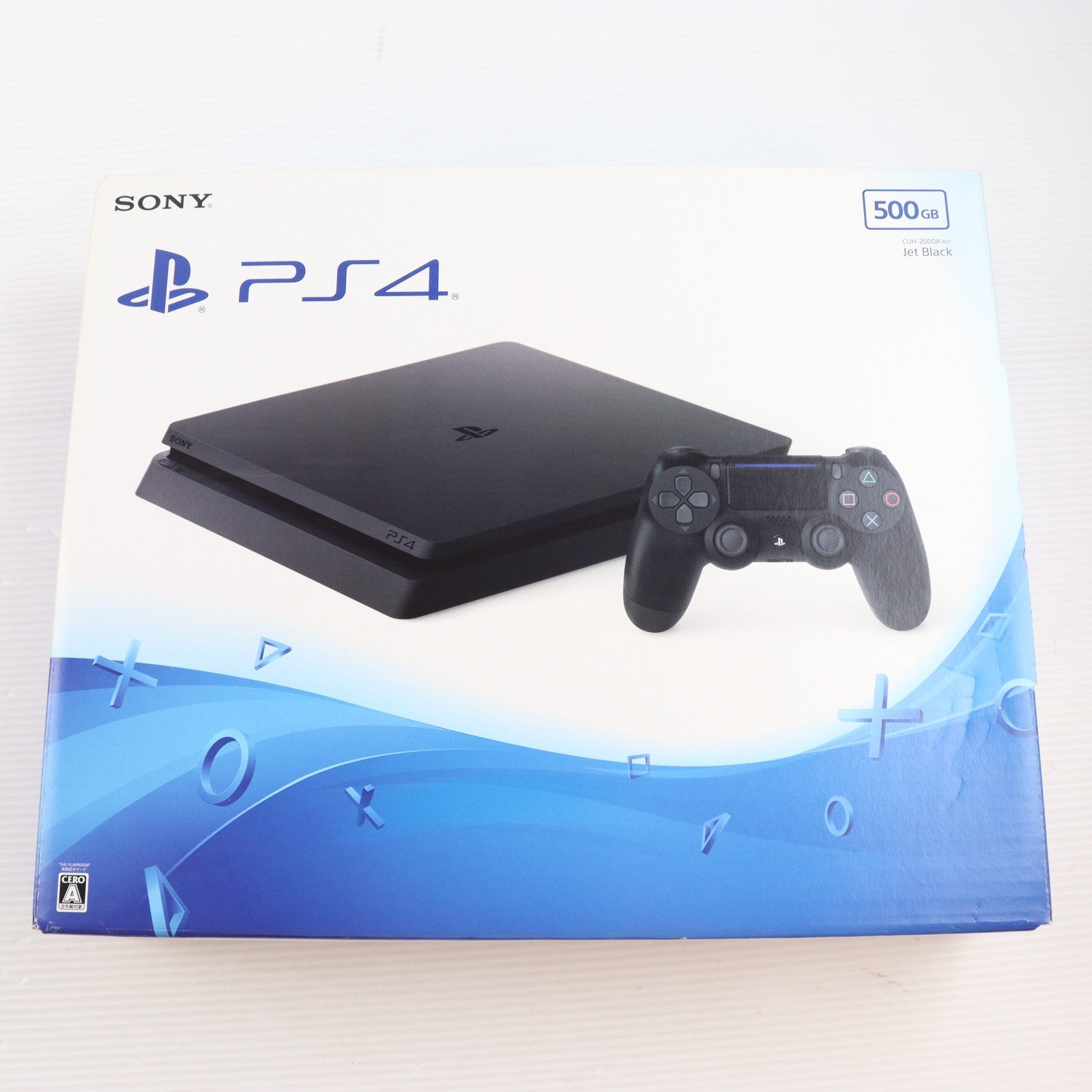 【中古即納】[PS4] (本体) PlayStation 4(プレイステーション4) ジェット・ブラック HDD500GB SIE(CUH-2000AB01)(20160915)