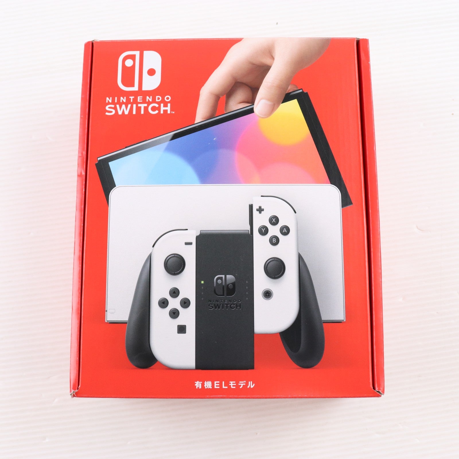 【中古即納】[Switch] (本体) Nintendo Switch(ニンテンドースイッチ) 有機ELモデル Joy-Con(L)/(R) ホワイト 任天堂(HEG-S-KAAAA)(20211008)