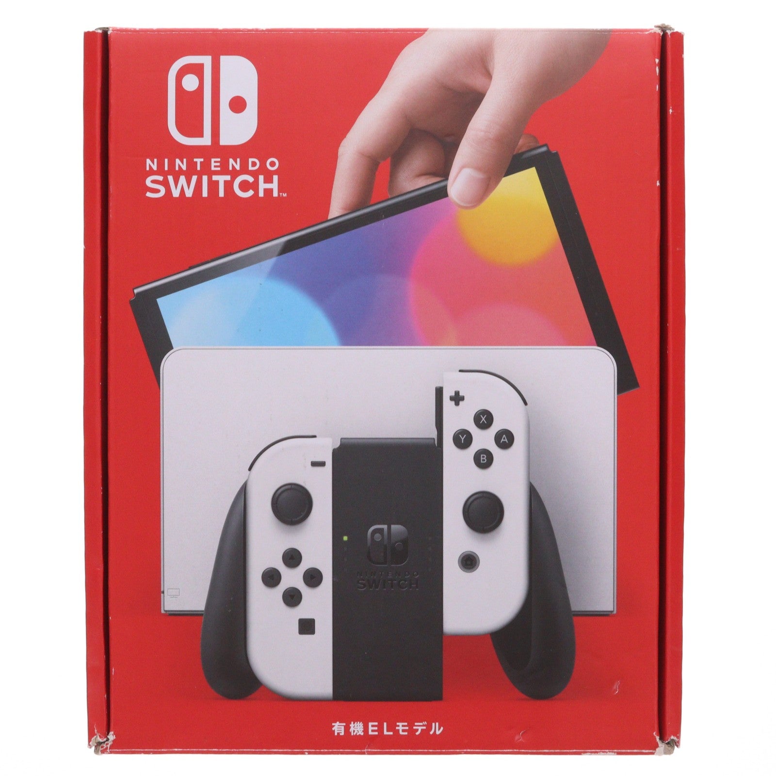 【中古即納】[Switch] (本体) Nintendo Switch(ニンテンドースイッチ) 有機ELモデル Joy-Con(L)/(R) ホワイト 任天堂(HEG-S-KAAAA)(20211008)