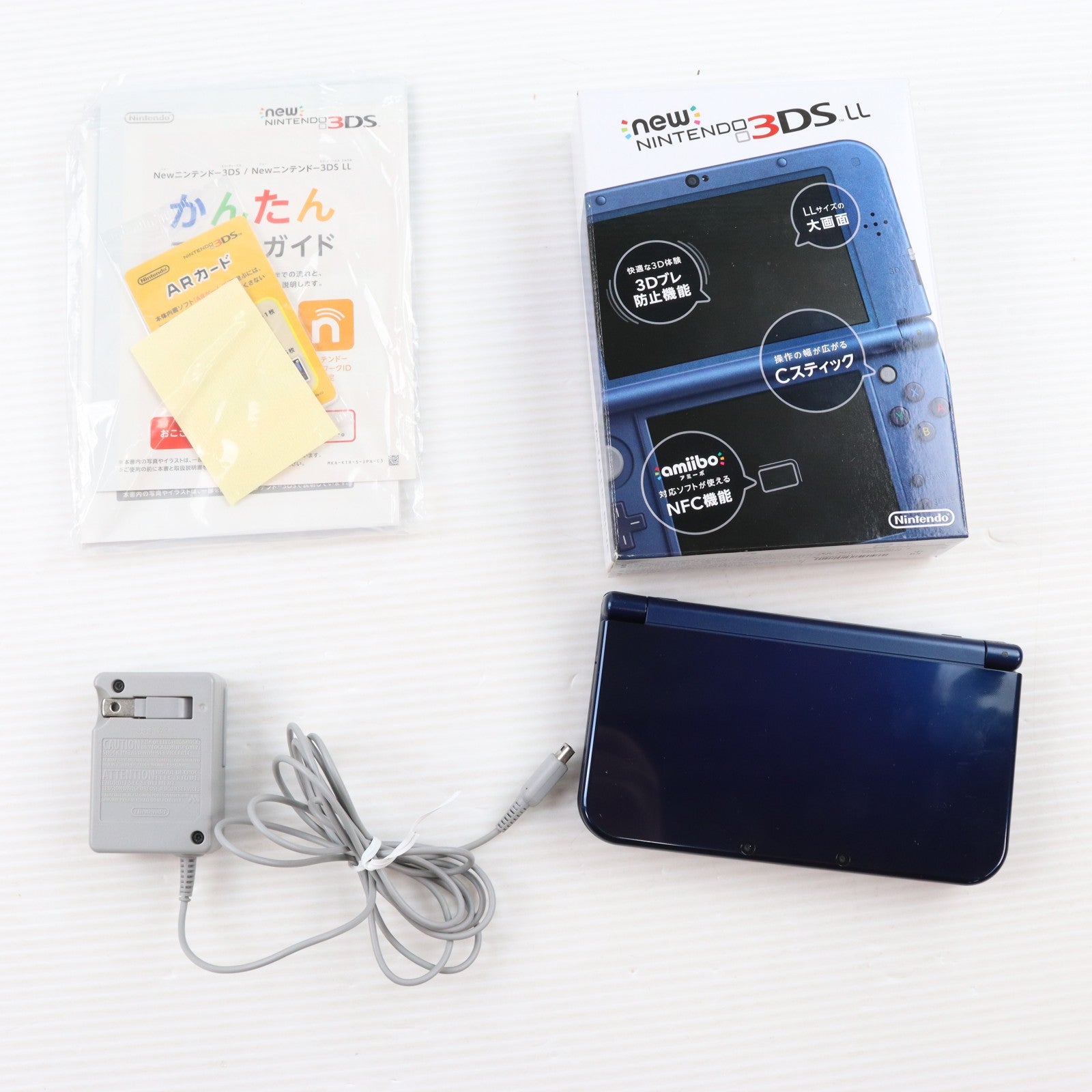 【中古即納】[3DS] (本体) Newニンテンドー3DS LL メタリックブルー 任天堂(RED-S-BAAA)(20141011)