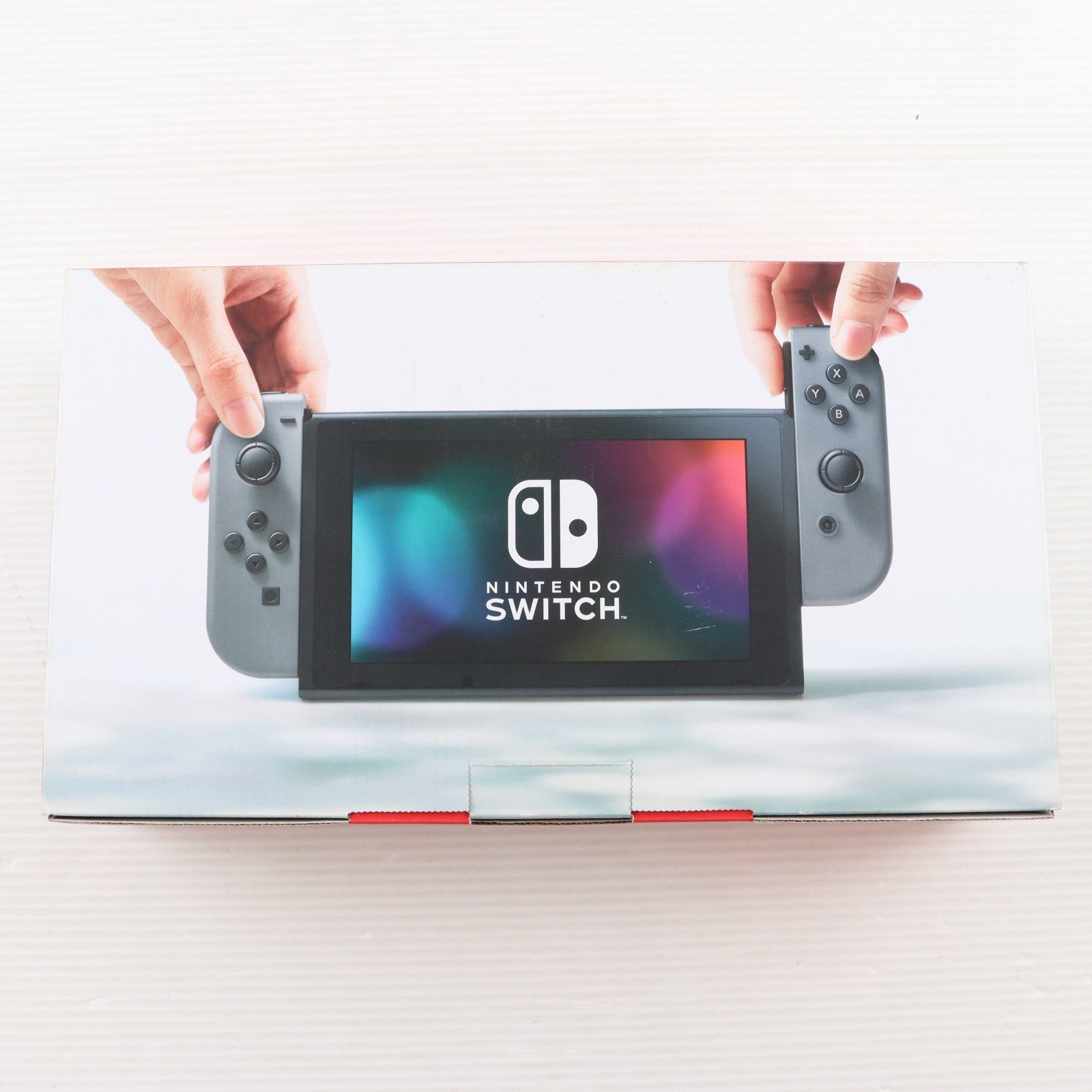 【中古即納】[Switch] (本体) Nintendo Switch(ニンテンドースイッチ) Joy-Con(L)/R グレー 任天堂(HAC-S-KAAAA)(20170303)
