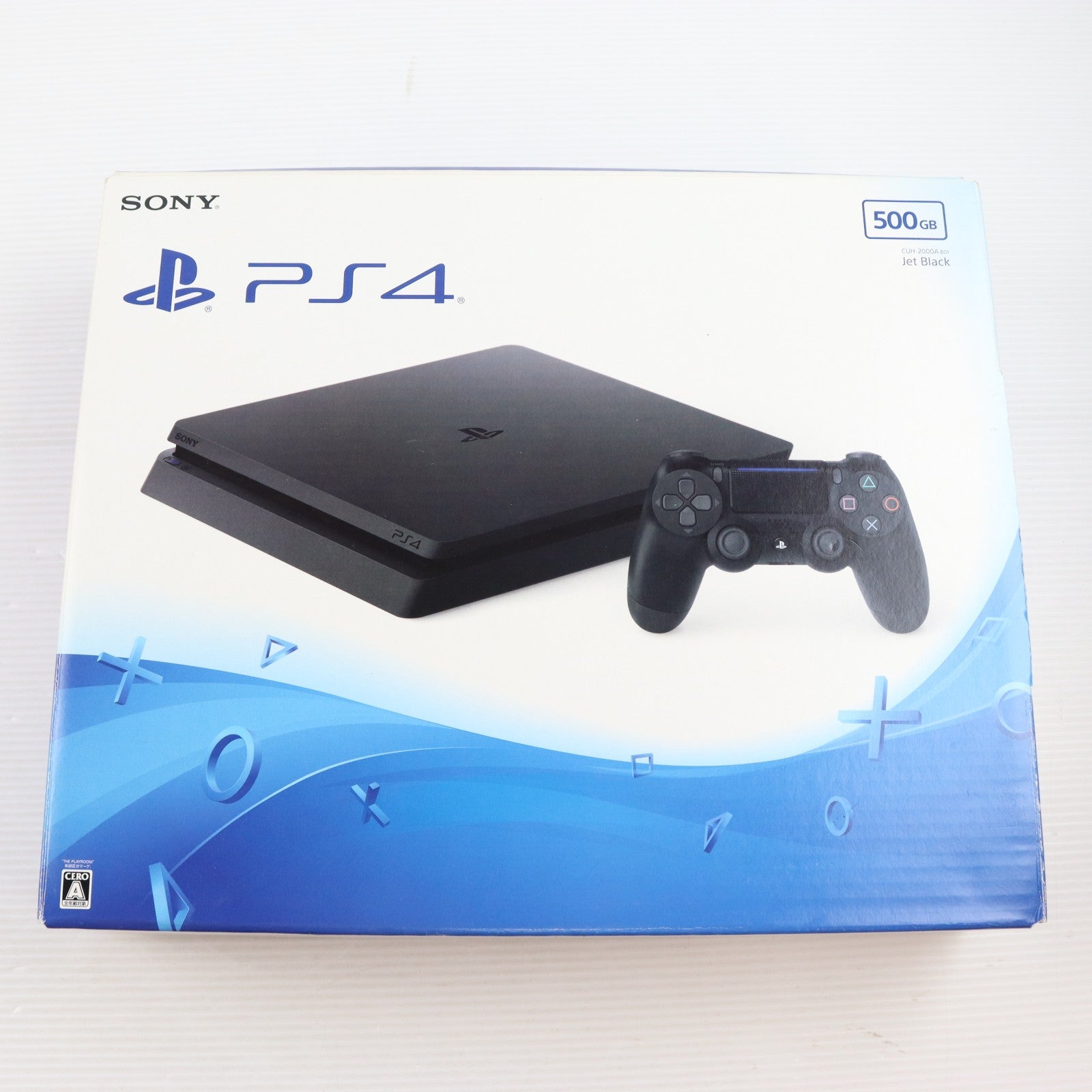【中古即納】[PS4] (本体) PlayStation 4(プレイステーション4) ジェット・ブラック HDD500GB SIE(CUH-2000AB01)(20160915)