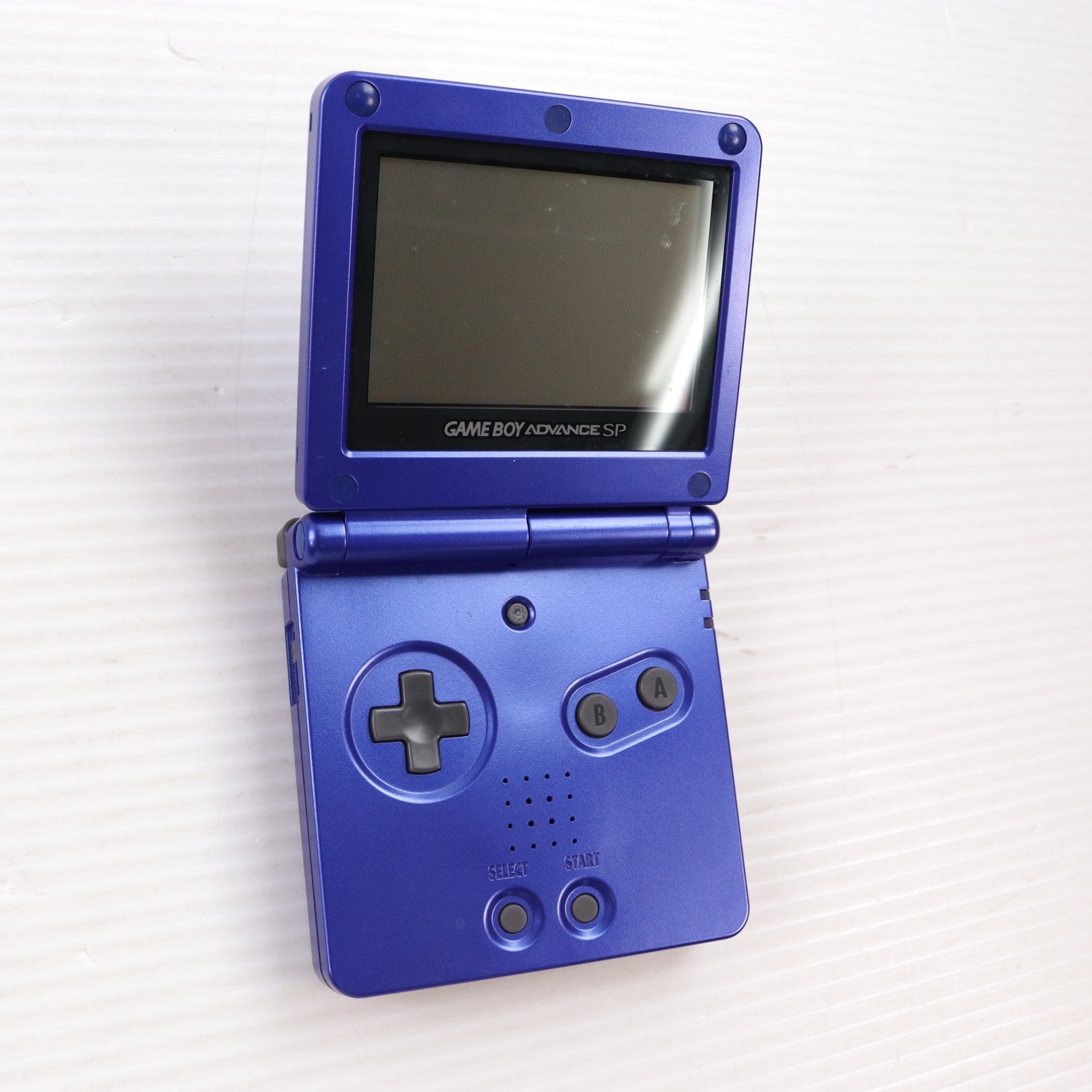 【中古即納】[GBA] (本体) GAMEBOY ADVANCE SP(ゲームボーイアドバンスSP) アズライトブルー 任天堂(AGS-S-ZBA)(20030214)