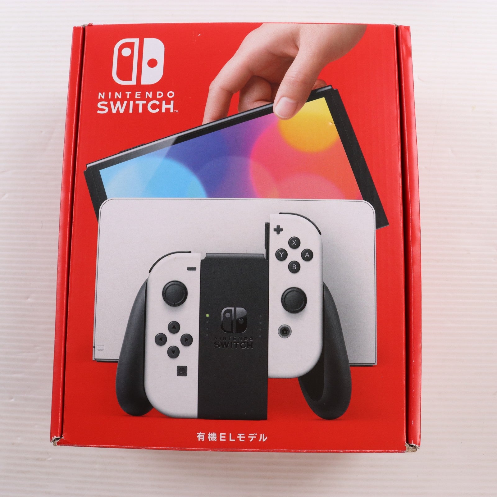 【中古即納】[Switch] (本体) Nintendo Switch(ニンテンドースイッチ) 有機ELモデル Joy-Con(L)/(R) ホワイト 任天堂(HEG-S-KAAAA)(20211008)