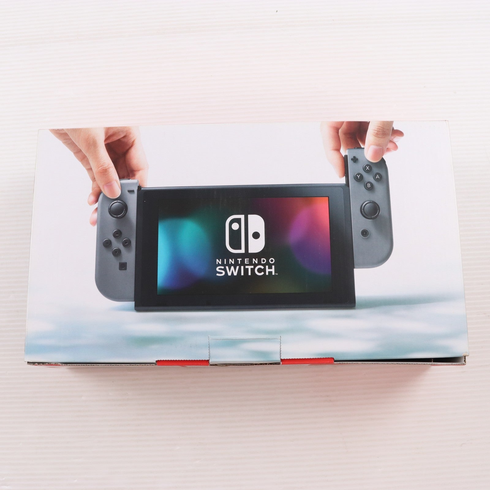 【中古即納】[Switch] (本体) Nintendo Switch(ニンテンドースイッチ) Joy-Con(L)/R グレー 任天堂(HAC-S-KAAAA)(20170303)