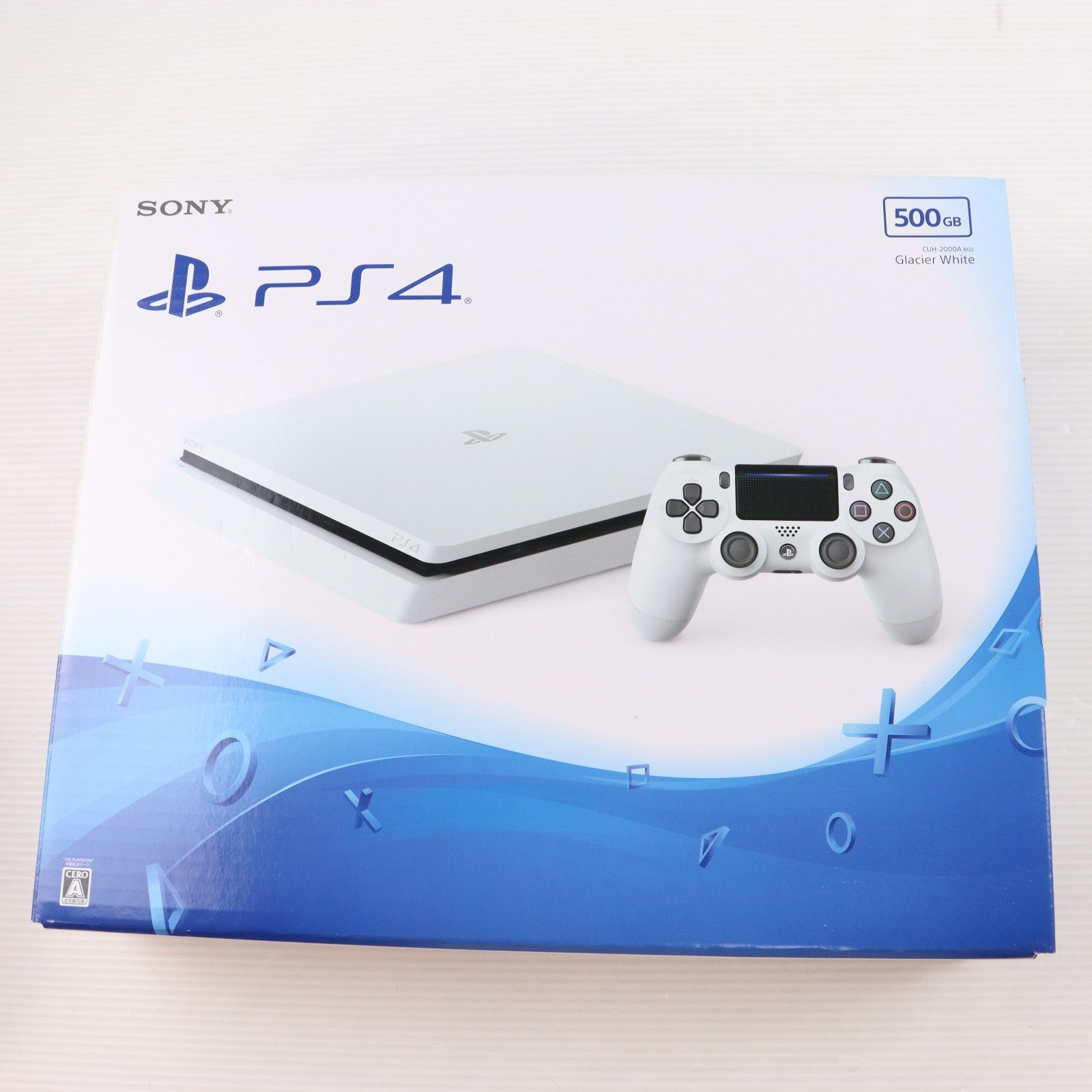 【中古即納】[PS4] (本体) PlayStation 4(プレイステーション4) グレイシャー・ホワイト 500GB SIE(CUH-2000AB02)(20170223)