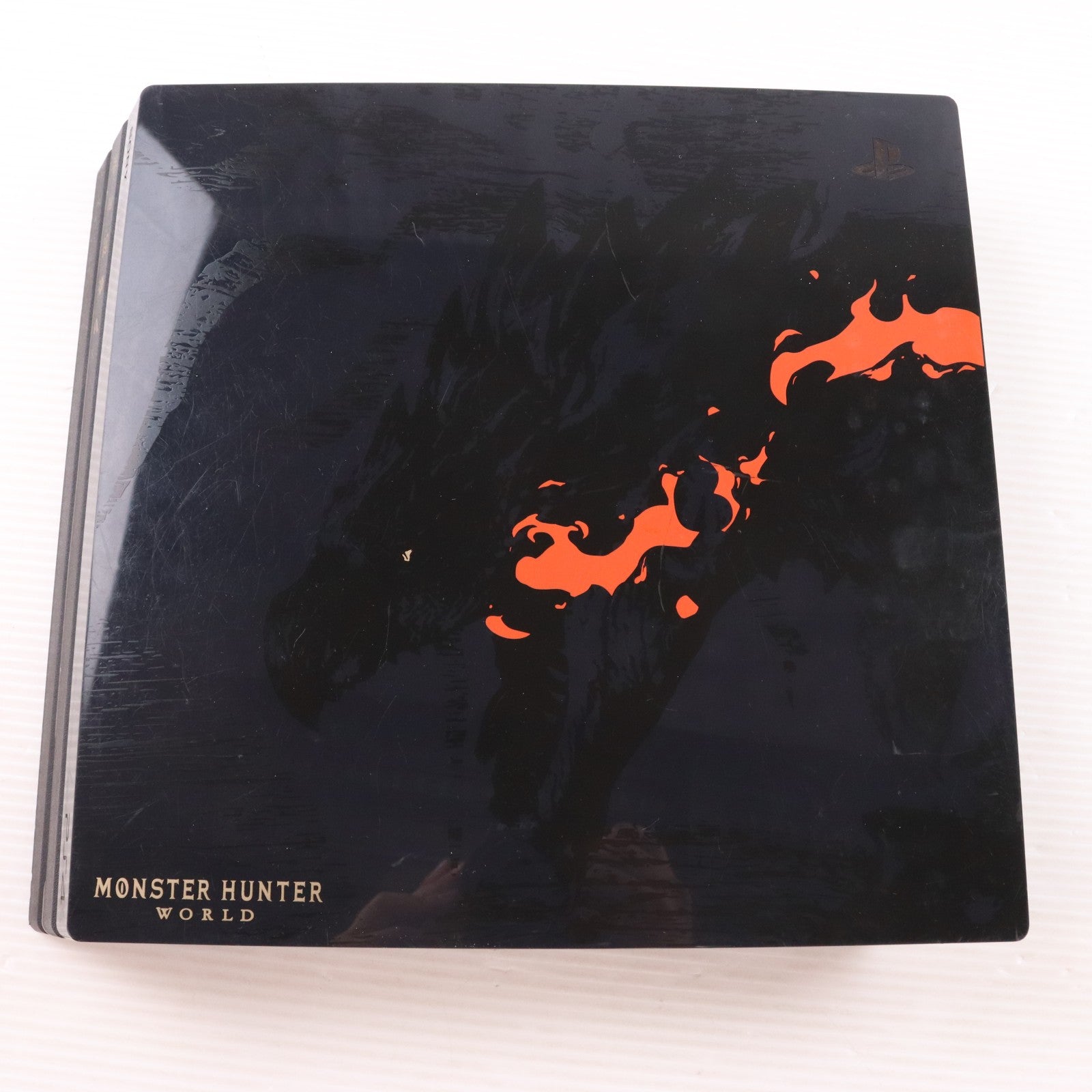 【中古即納】[PS4] (本体) PlayStation4 Pro(プレイステーション4プロ) MONSTER HUNTER: WORLD LIOLAEUS EDITION(モンスターハンター:ワールド リオレウスエディション) SIE(CUHJ-10020)(20171207)