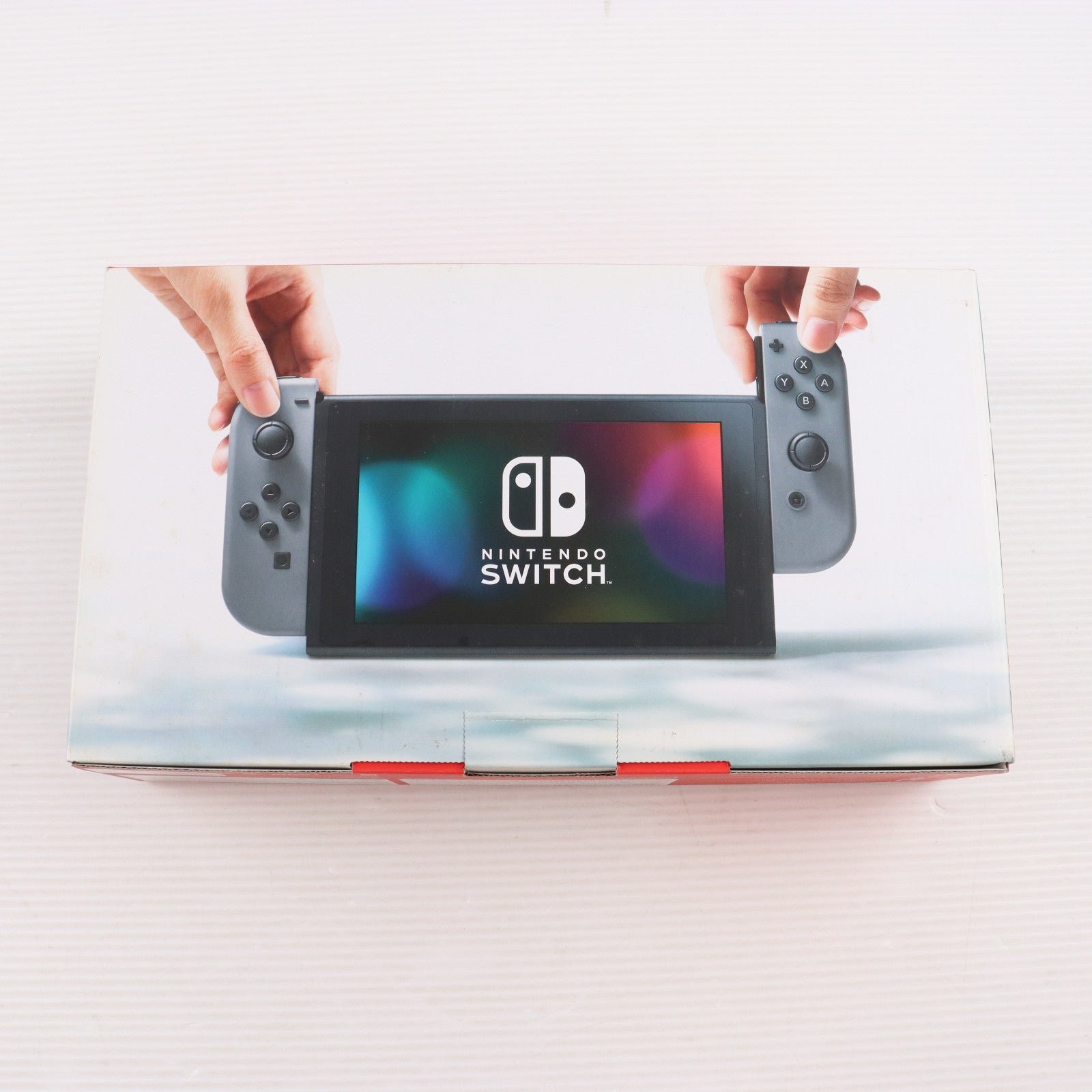 【中古即納】[Switch] (本体) Nintendo Switch(ニンテンドースイッチ) Joy-Con(L)/R グレー 任天堂(HAC-S-KAAAA)(20170303)