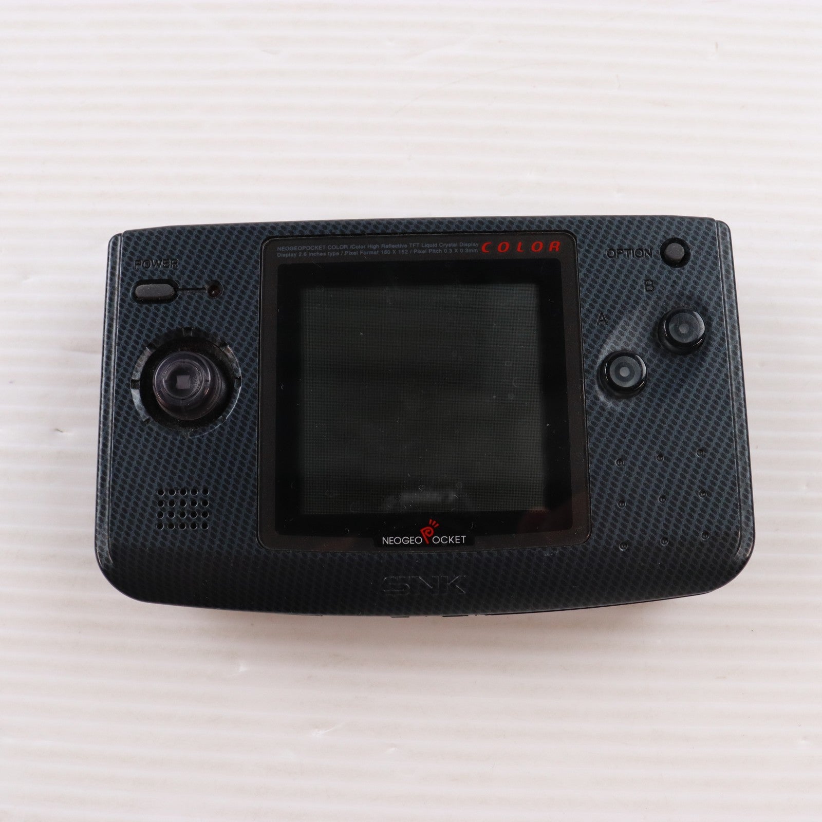 【中古即納】[NGP] (本体) NEOGEO POCKET COLOR(ネオジオポケットカラー) カーボンブラック SNK(エスエヌケイ)(NEOP52010)(19990319)