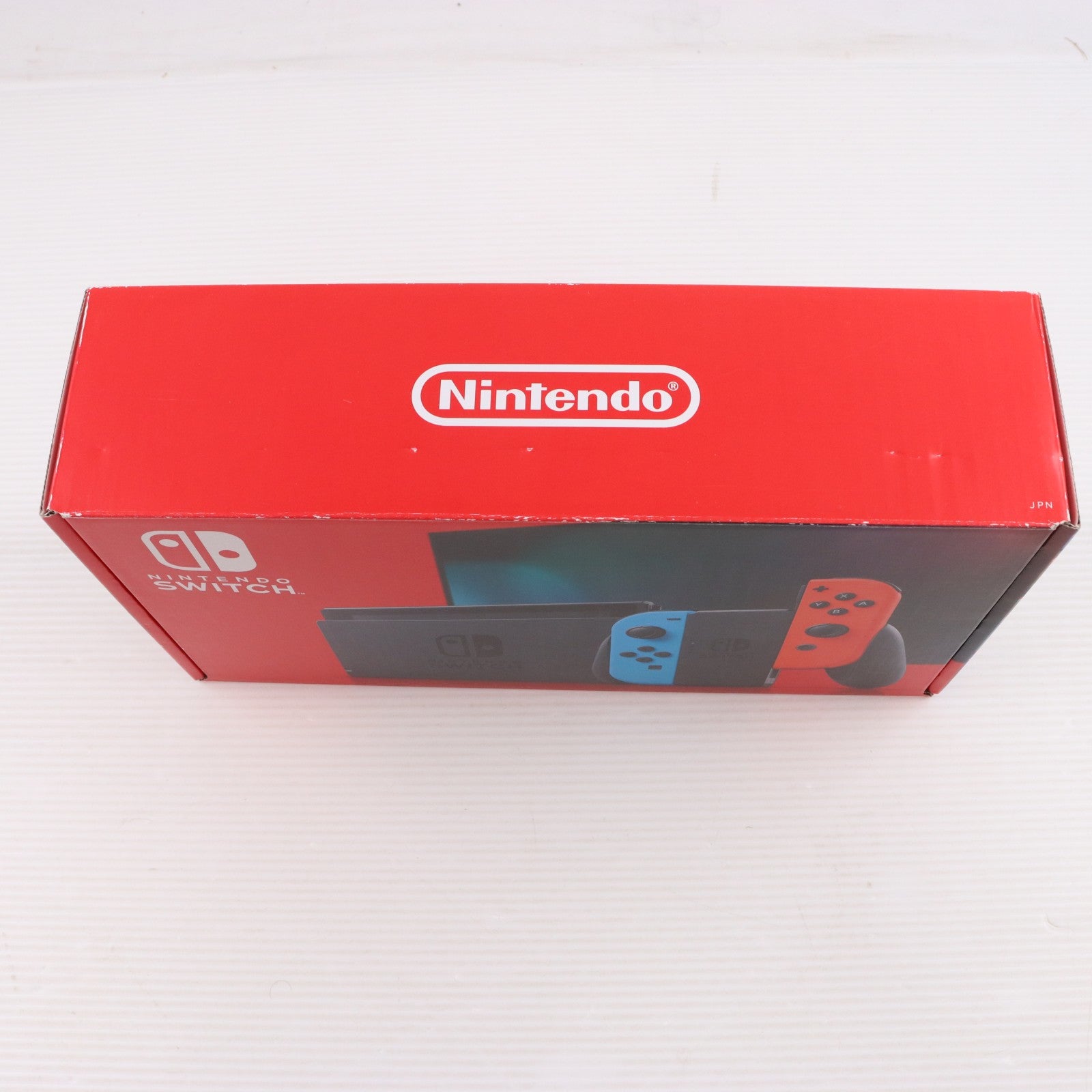 【中古即納】[Switch] (本体) Nintendo Switch(ニンテンドースイッチ) Joy-Con(L) ネオンブルー/(R) ネオンレッド 任天堂(HAD-S-KABAA)(20190830)