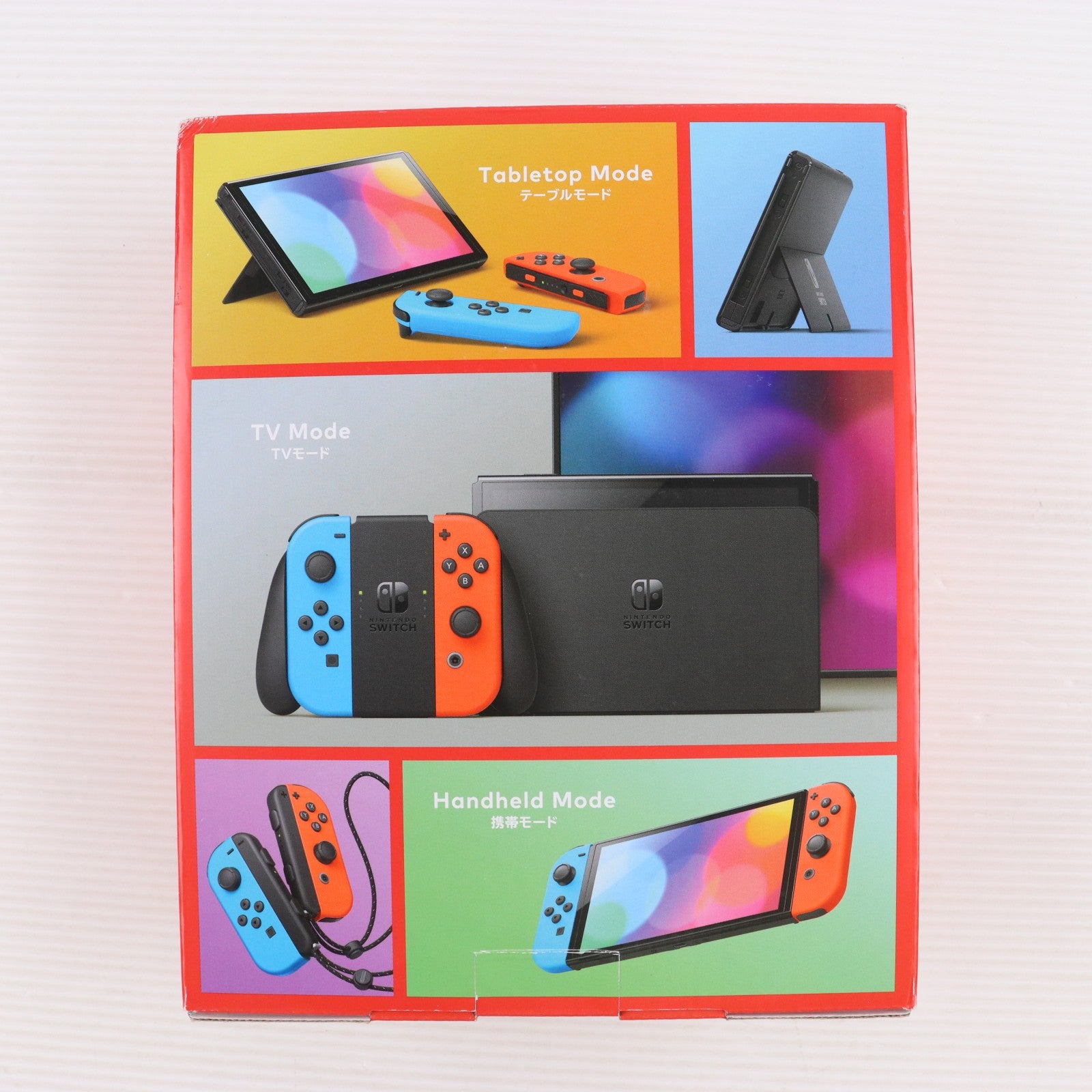 【中古即納】[Switch] (本体) Nintendo Switch(ニンテンドースイッチ) 有機ELモデル Joy-Con(L) ネオンブルー/R ネオンレッド 任天堂(HEG-S-KABAA)(20211008)