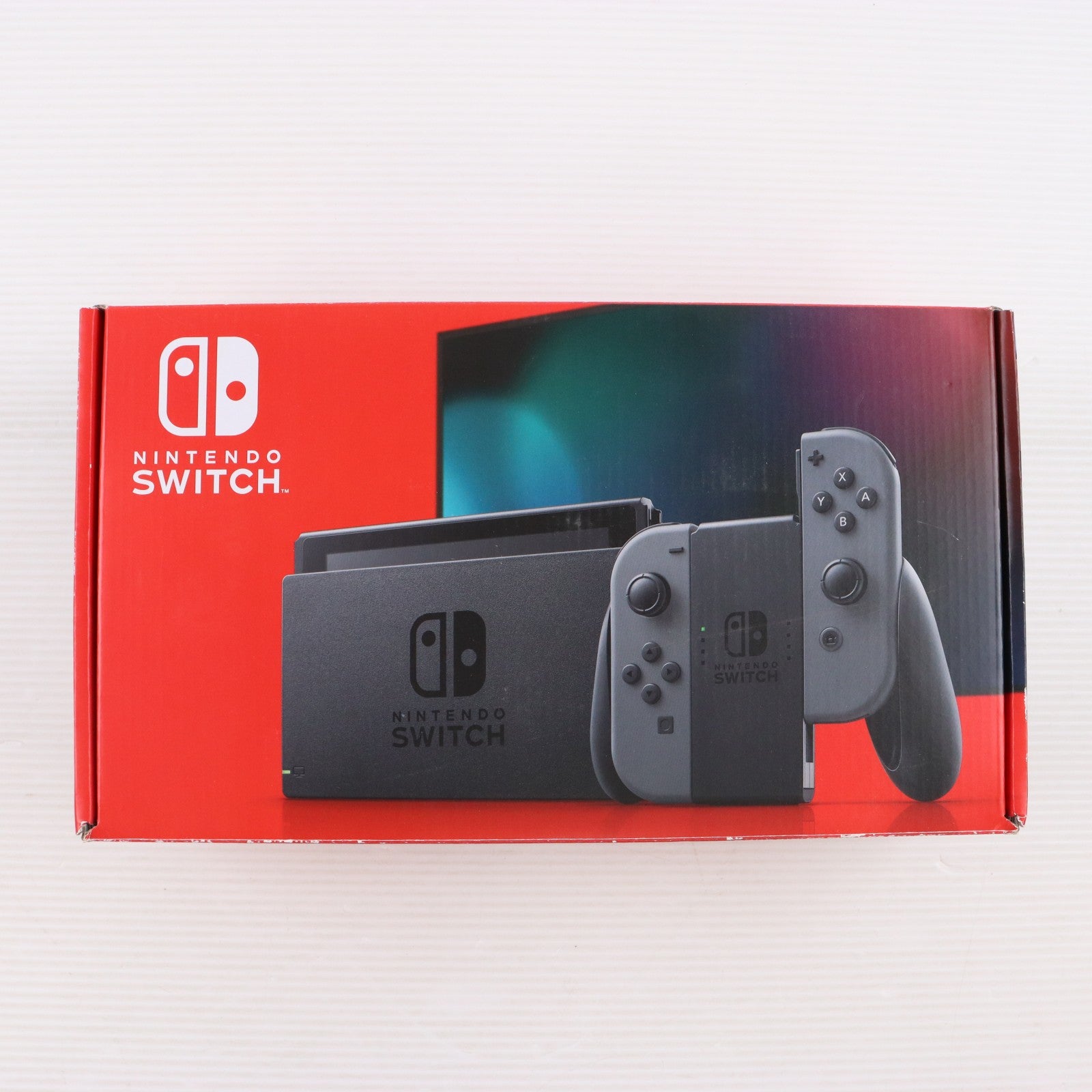 【中古即納】[Switch] (本体) Nintendo Switch(ニンテンドースイッチ) Joy-Con(L)/R グレー 任天堂(HAD-S-KAAAA)(20190830)
