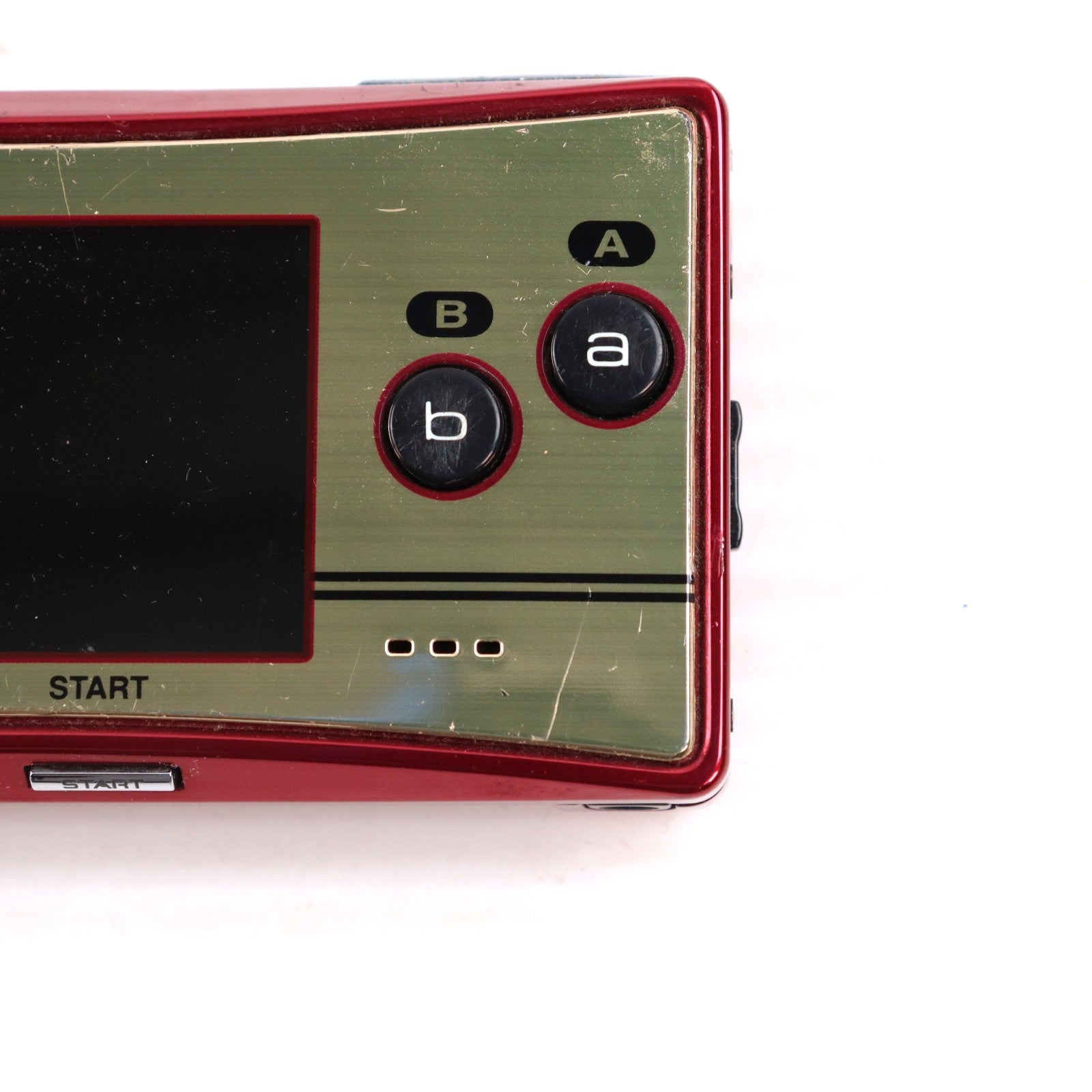 【中古即納】[GBA] (本体) GAMEBOY micro(ゲームボーイミクロ) ファミコンバージョン 任天堂(OXY-S-GA)(20050913)