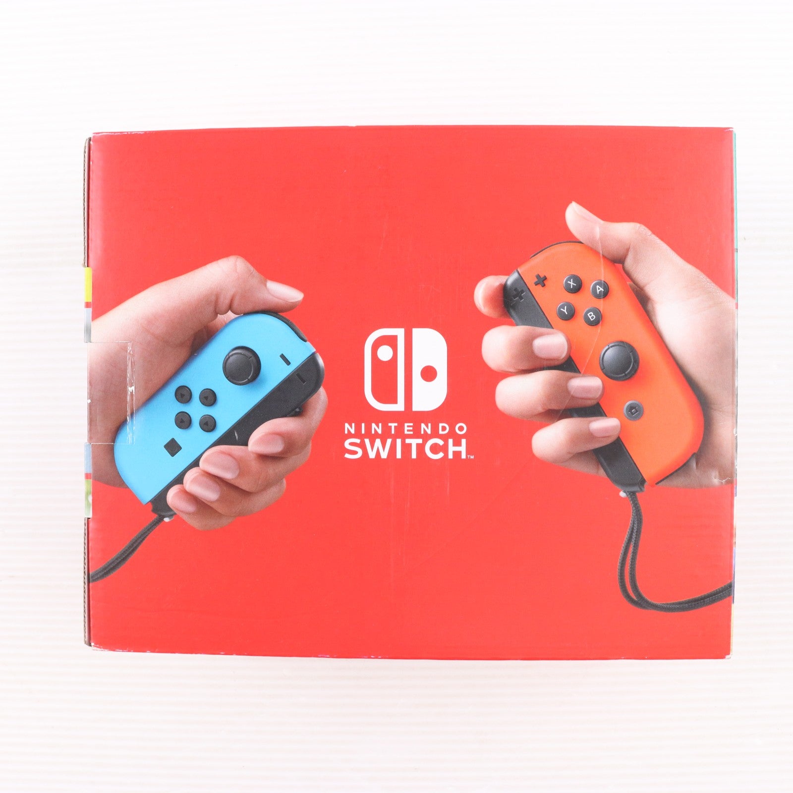 【中古即納】[Switch] (本体) Nintendo Switch(ニンテンドースイッチ) Joy-Con(L) ネオンブルー/R ネオンレッド 任天堂(HAD-S-KABAH)(20190830)
