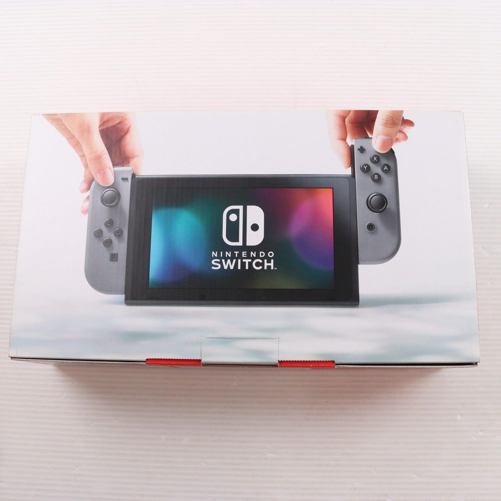 【中古即納】[Switch] (本体) Nintendo Switch(ニンテンドースイッチ) Joy-Con(L)/R グレー 任天堂(HAC-S-KAAAA)(20170303)