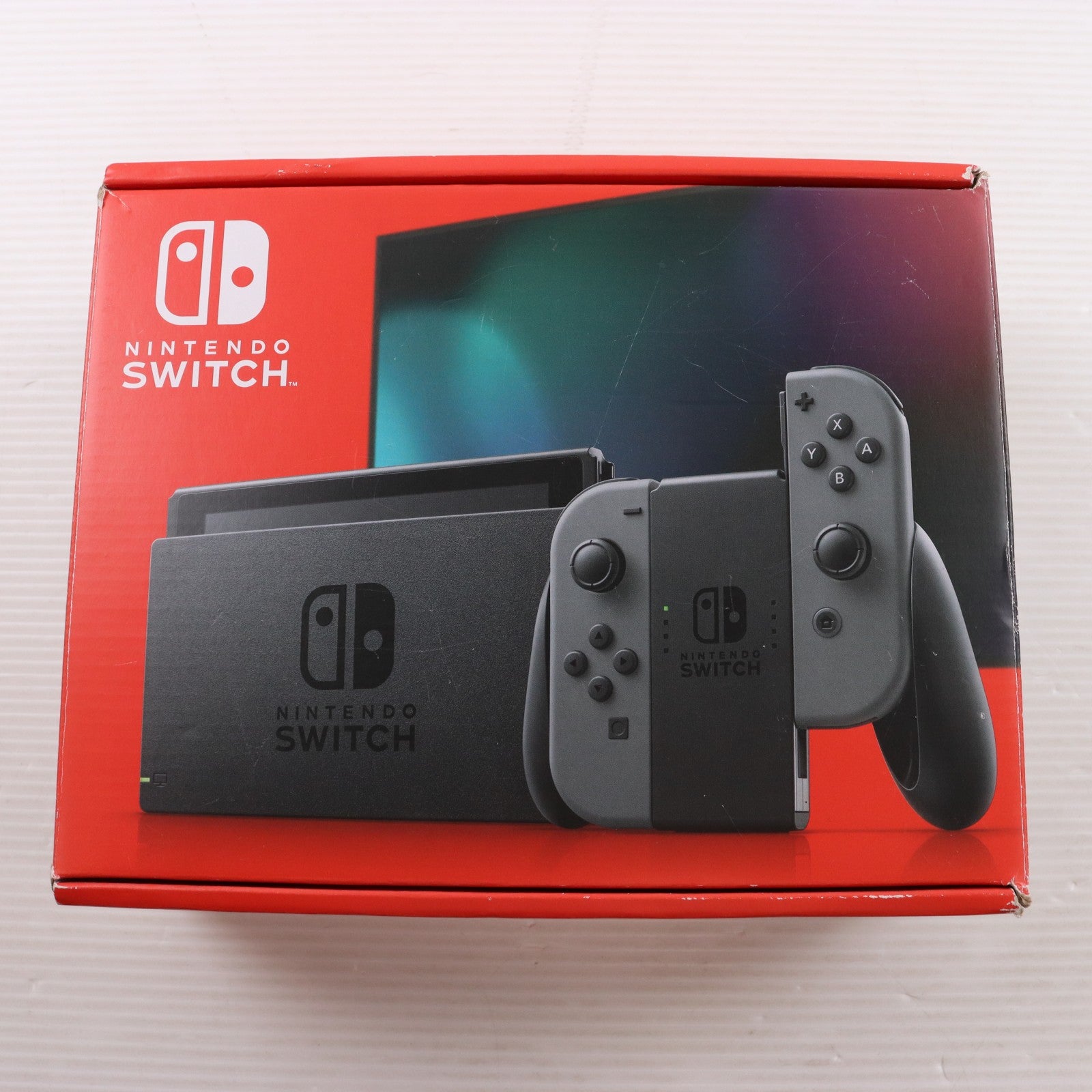 【中古即納】[Switch] (本体) Nintendo Switch(ニンテンドースイッチ) Joy-Con(L)/(R) グレー 任天堂(HAD-S-KAAAH)(20230412)