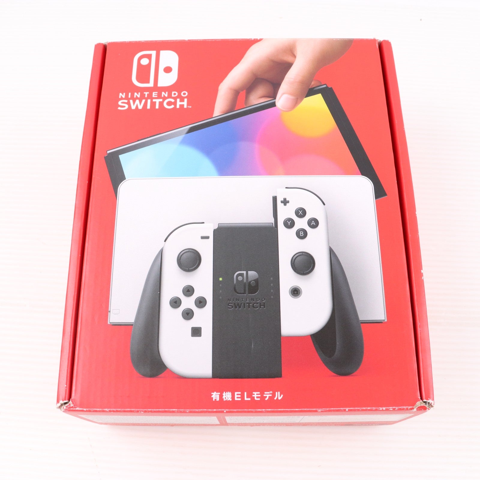 【中古即納】[Switch] (本体) Nintendo Switch(ニンテンドースイッチ) 有機ELモデル Joy-Con(L)/(R) ホワイト 任天堂(HEG-S-KAAAA)(20211008)