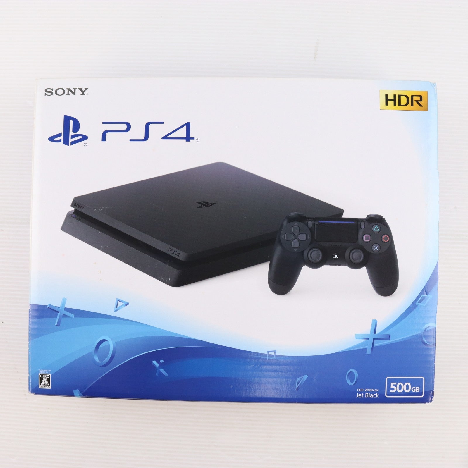 【中古即納】[PS4] (本体) PlayStation 4(プレイステーション4) ジェット・ブラック HDD500GB SIE(CUH-2100AB01)(20170724)