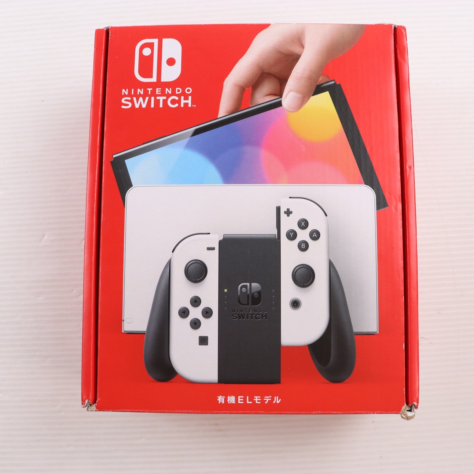 【中古即納】[Switch] (本体) Nintendo Switch(ニンテンドースイッチ) 有機ELモデル Joy-Con(L)/(R) ホワイト 任天堂(HEG-S-KAAAA)(20211008)