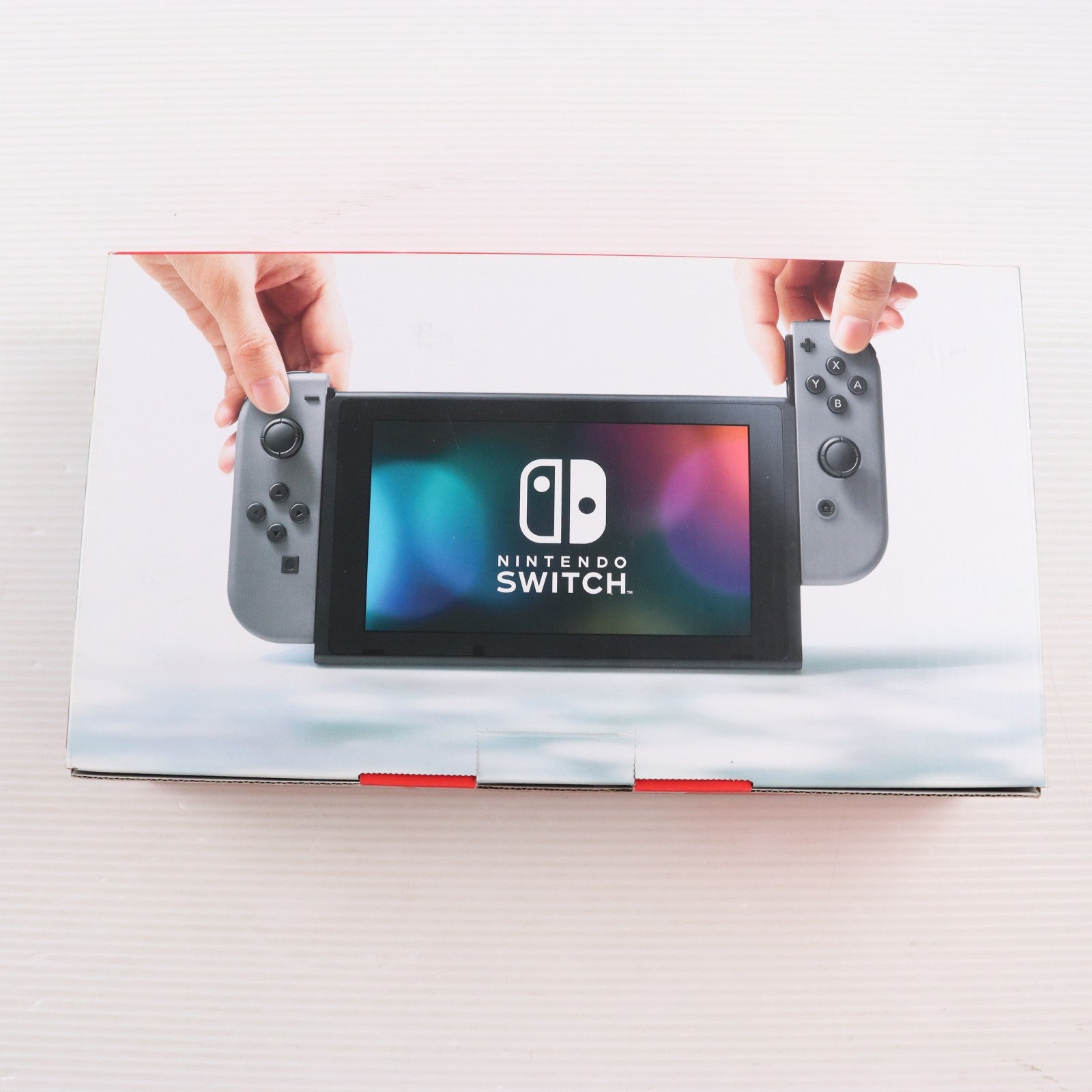 【中古即納】[Switch] (本体) Nintendo Switch(ニンテンドースイッチ) Joy-Con(L)/R グレー 任天堂(HAC-S-KAAAA)(20170303)