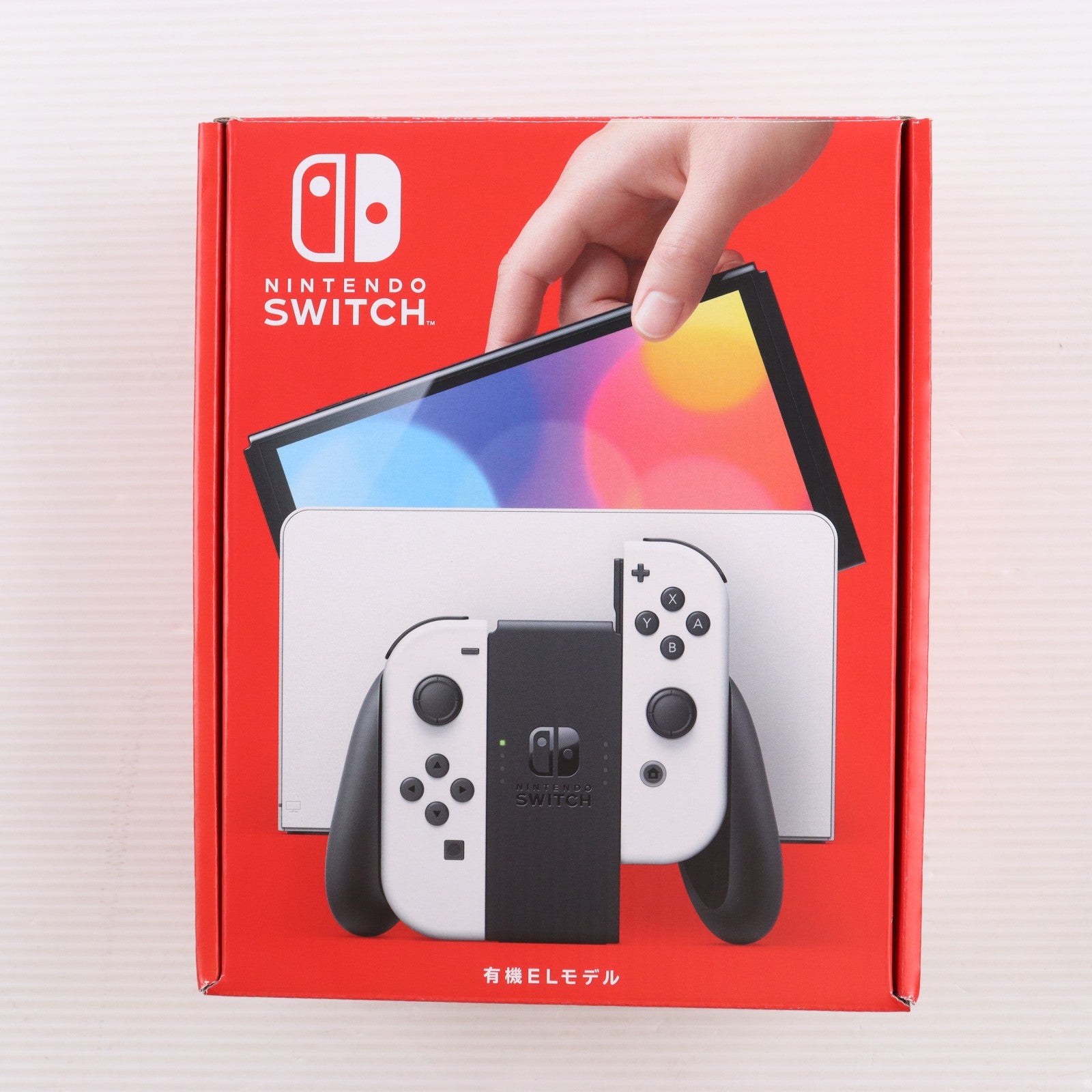 【中古即納】[Switch] (本体) Nintendo Switch(ニンテンドースイッチ) 有機ELモデル Joy-Con(L)/(R) ホワイト 任天堂(HEG-S-KAAAA)(20211008)