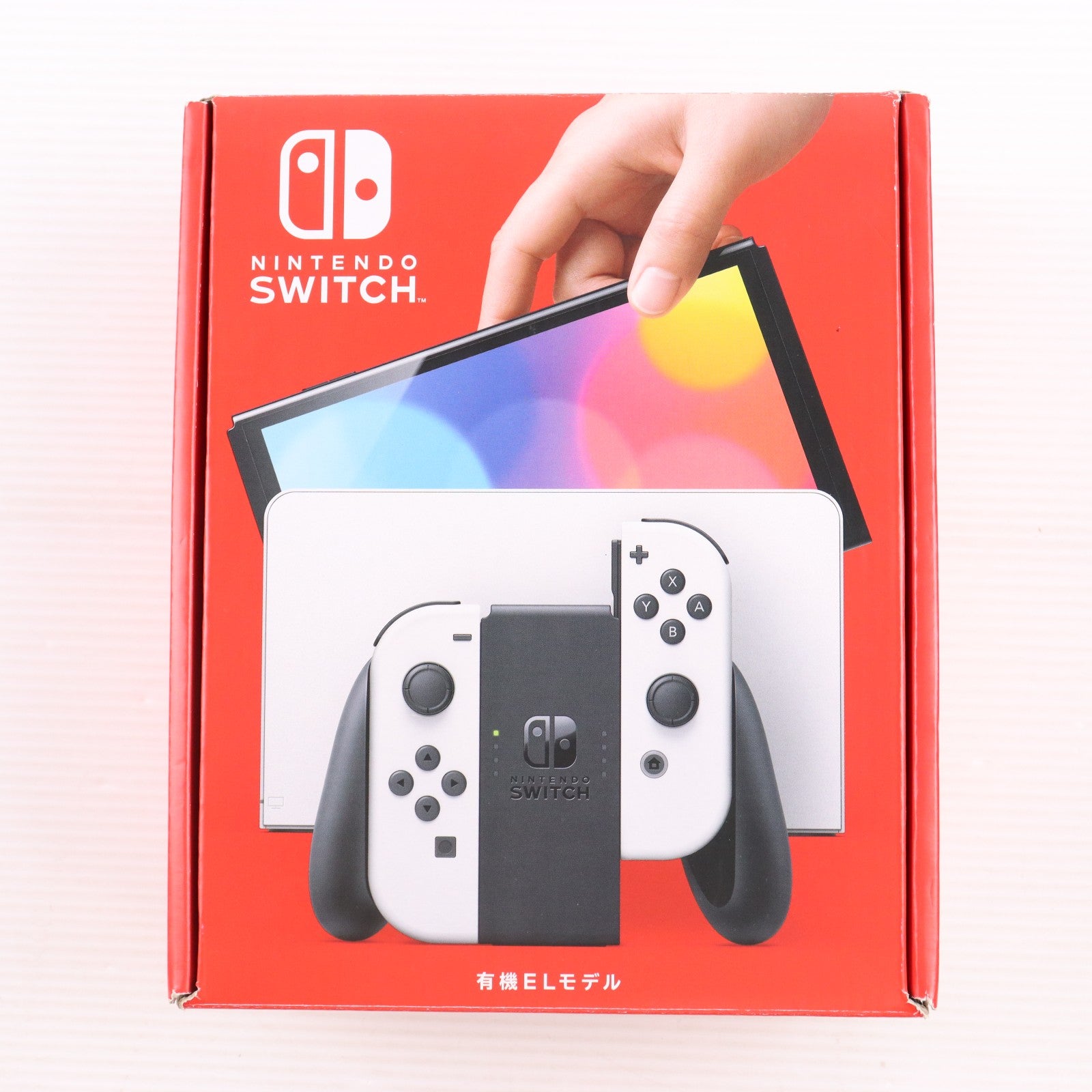 【中古即納】[Switch] (本体) Nintendo Switch(ニンテンドースイッチ) 有機ELモデル Joy-Con(L)/(R) ホワイト 任天堂(HEG-S-KAAAA)(20211008)